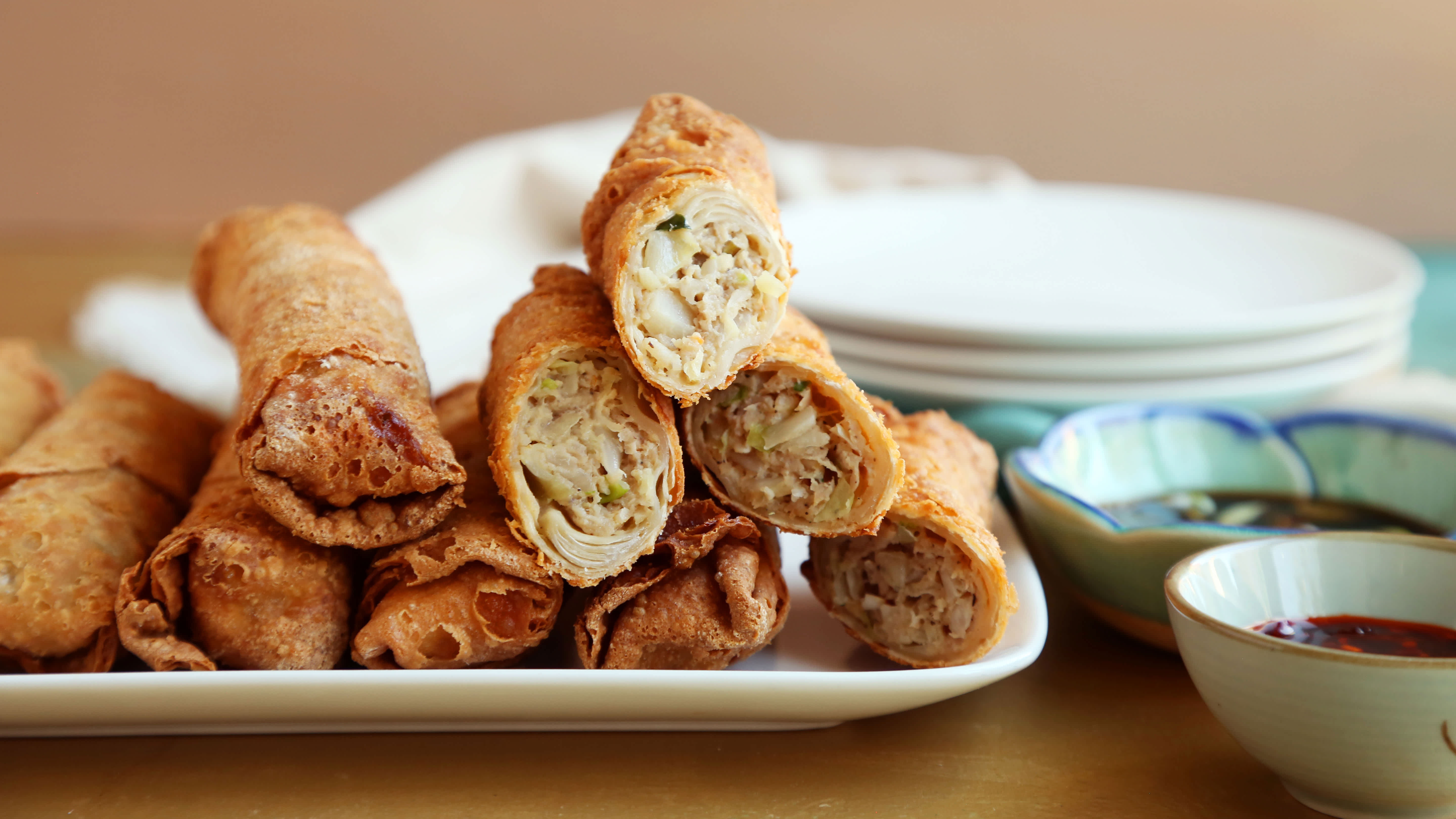 The M&S Band – Egg Roll / kebdarge Pagoda Frozen Crunchy Crispy Chicken Egg Rolls, 22.0 oz