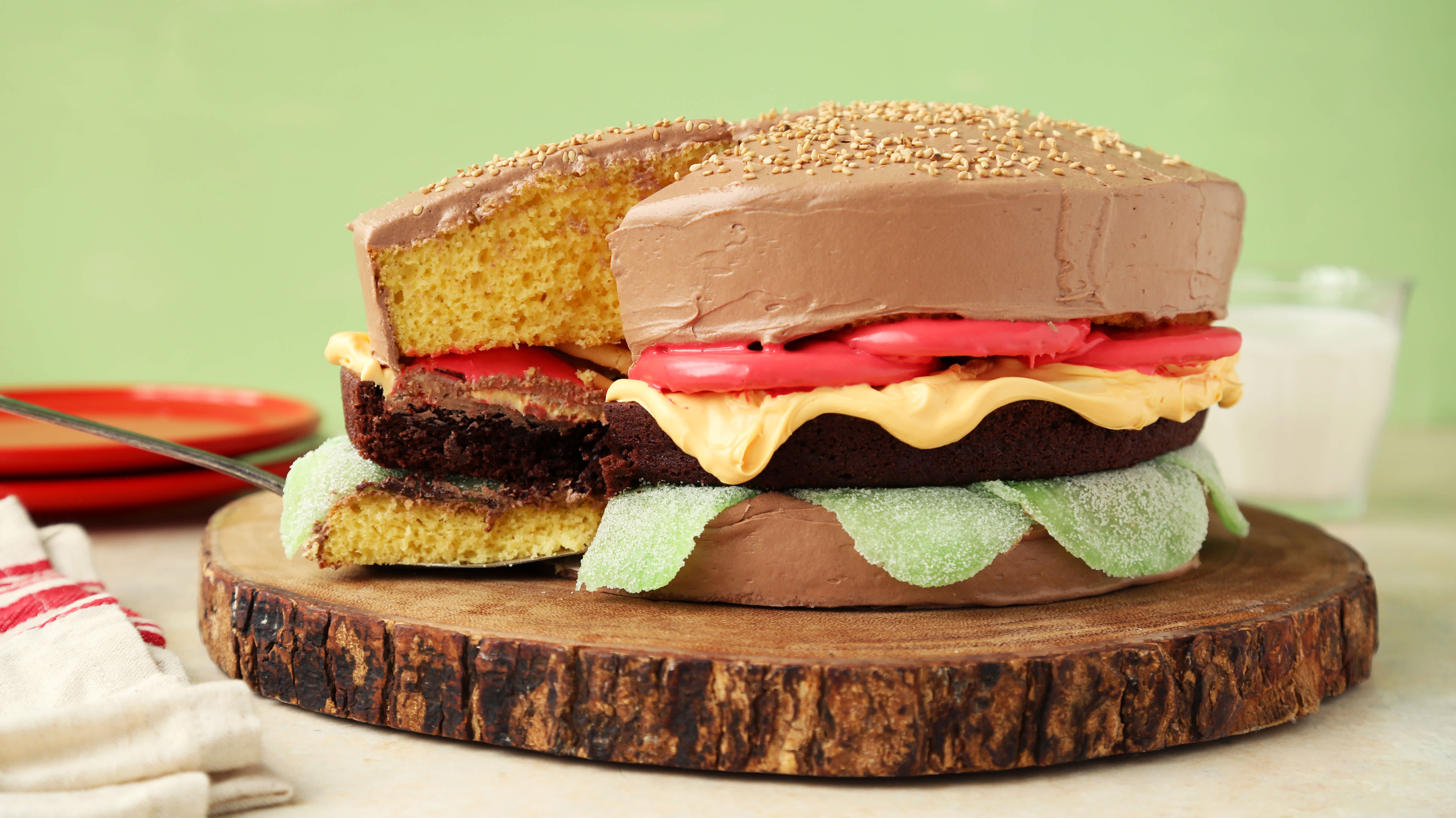 April Fools' Day Cheeseburger Cake Recipe - Food.com