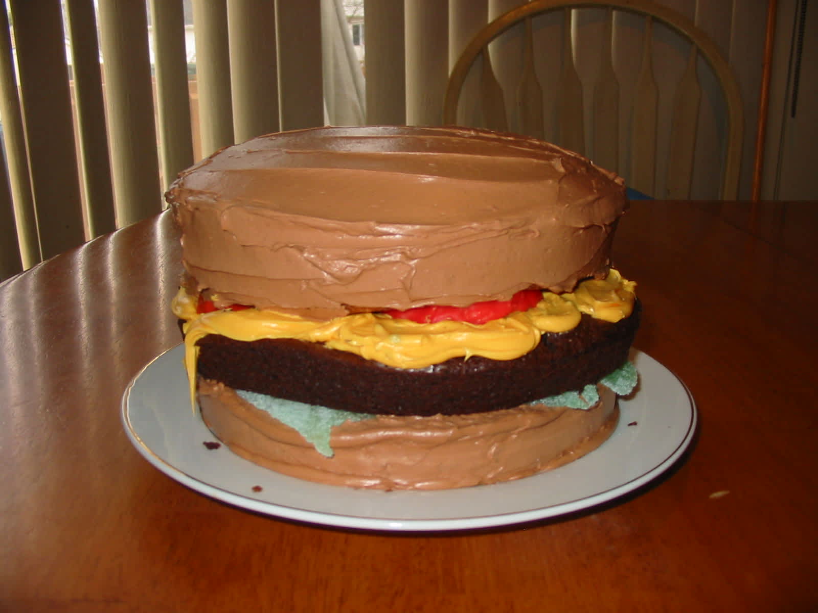 April Fools' Day Cheeseburger Cake Recipe - Food.com