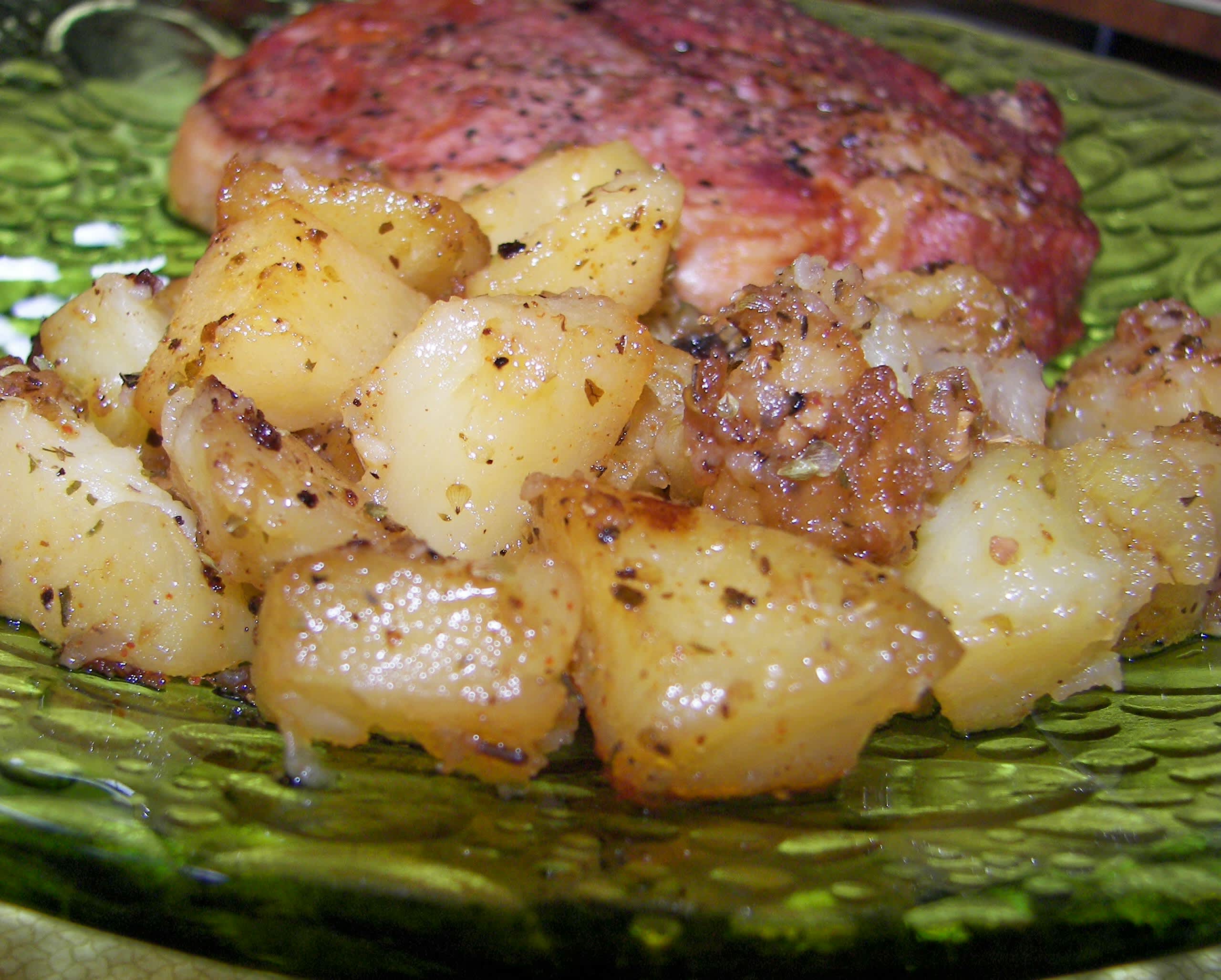 Paros Island Patates Riganates (Potatoes W/ Fresh Oregano) Recipe ...