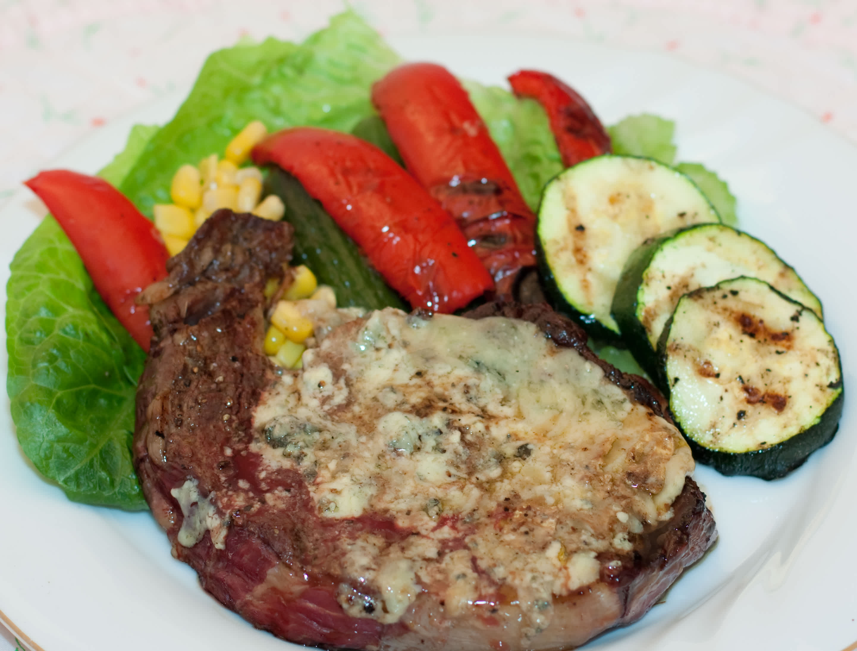 Blue Cheese Topped Grilled Ranch Steak Recipe - Food.com