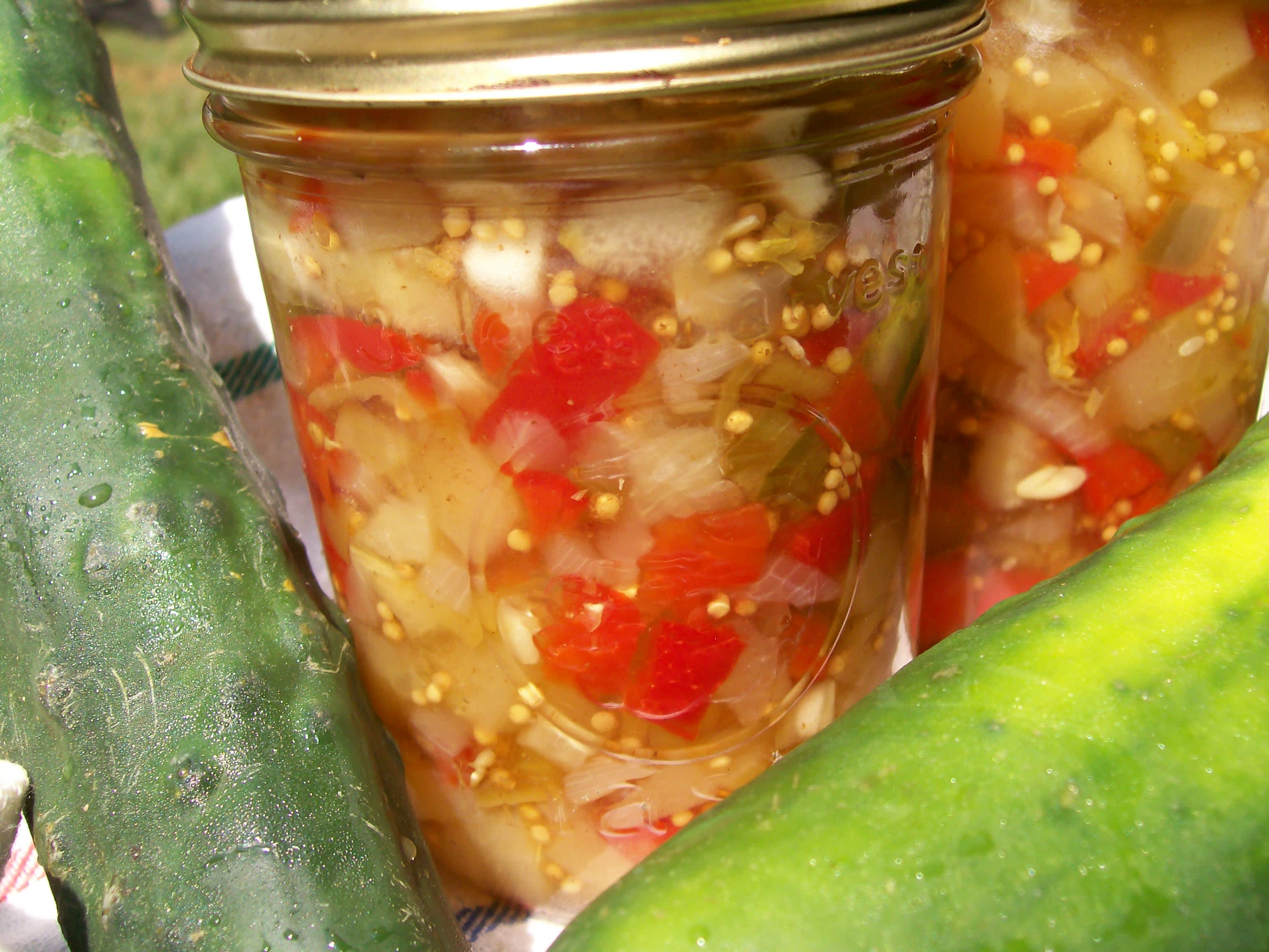 Colorful Cucumber Relish Recipe - Food.com