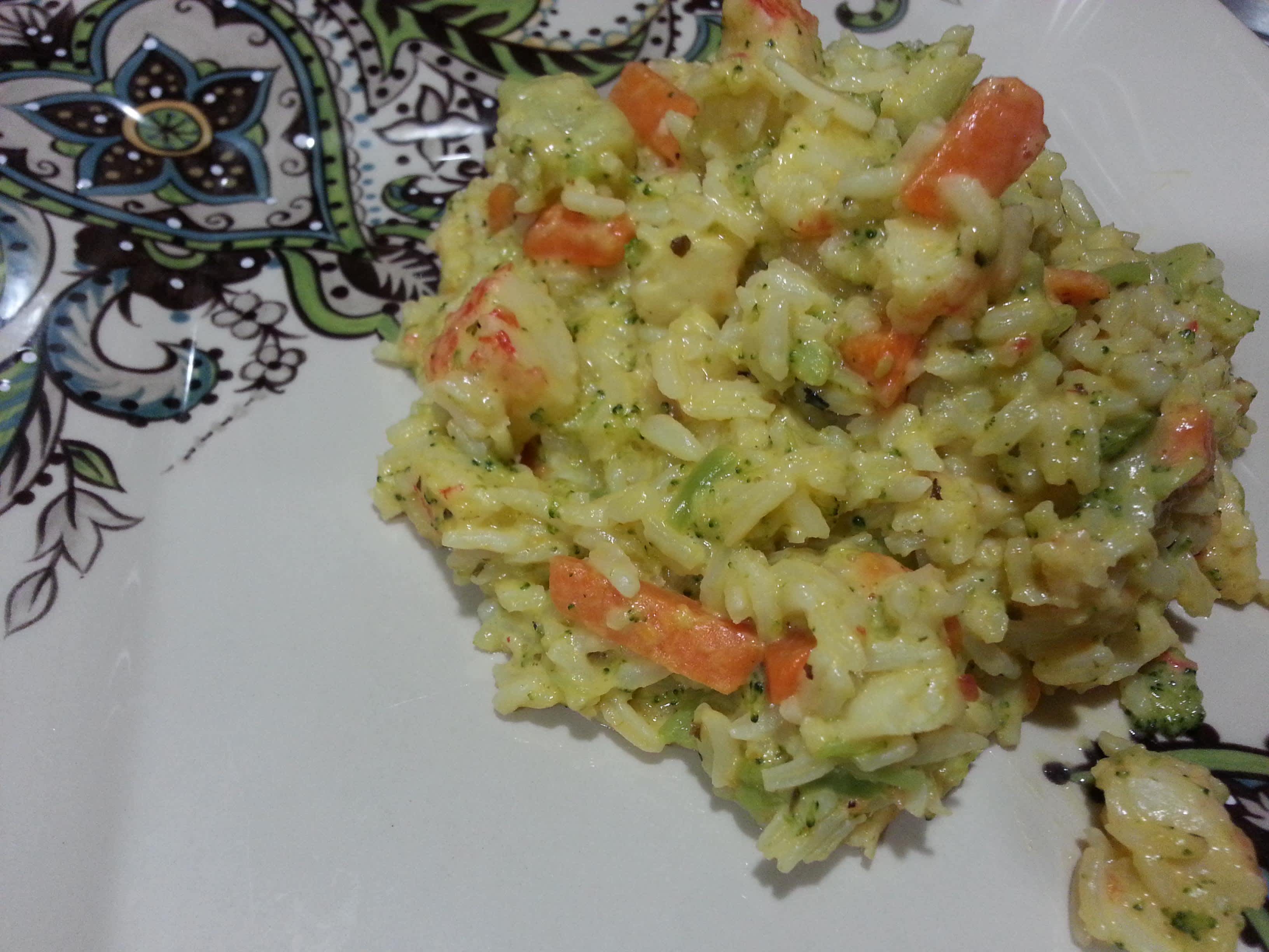 Crab & Rice Primavera Recipe - Food.com