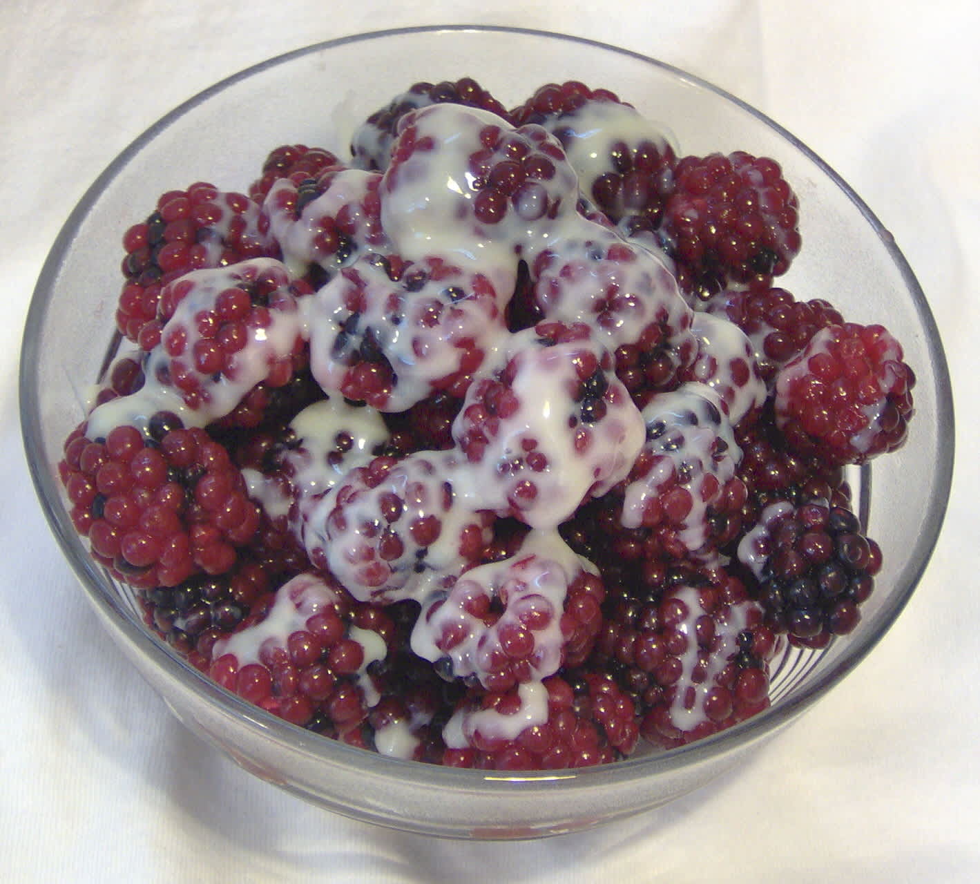 Raspberries and Sweetened Condensed Milk Recipe - Food.com