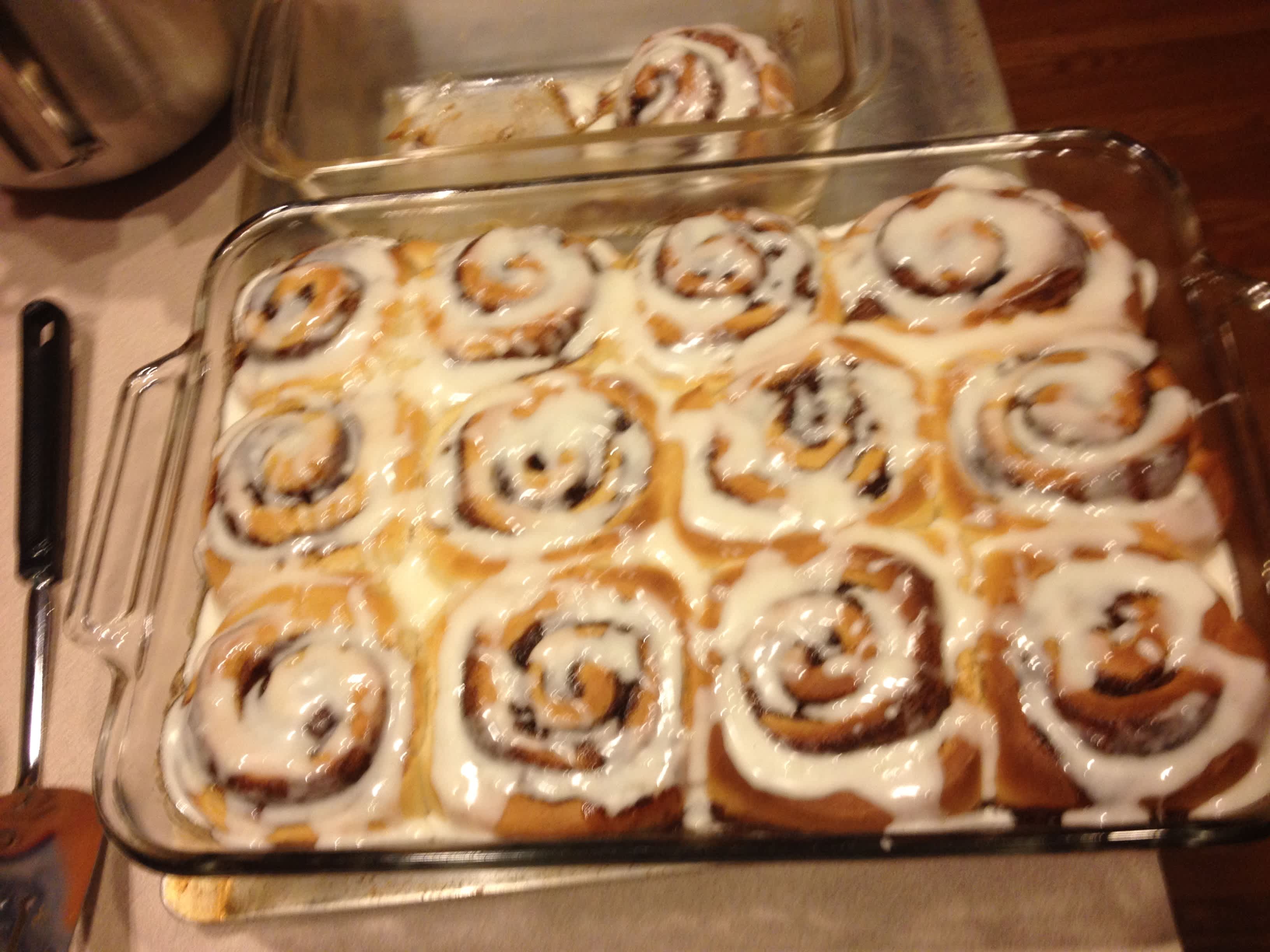 Alton Brown Cinnamon Rolls