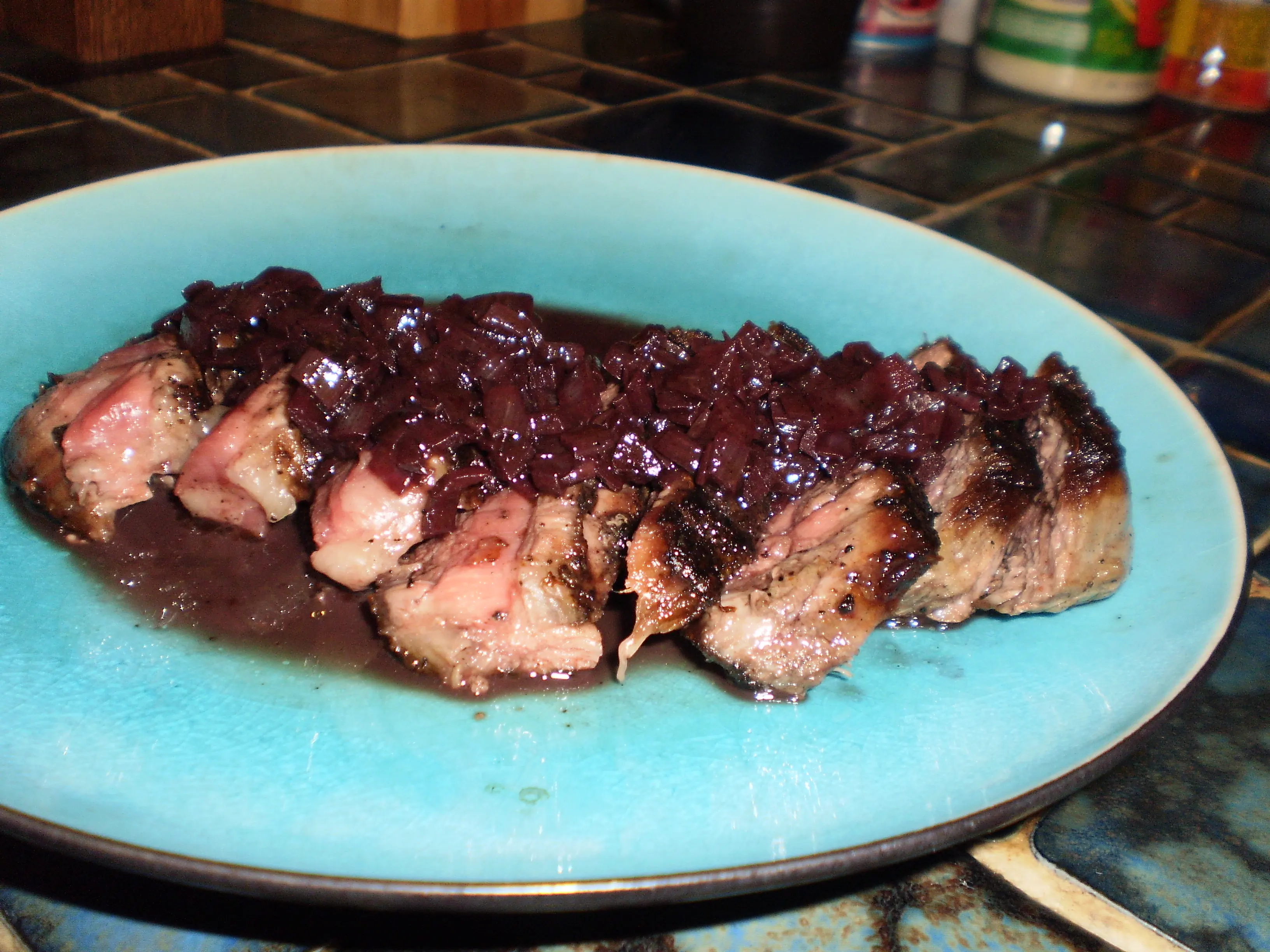 Steak With Shallot-Red Wine Sauce Recipe - Food.com