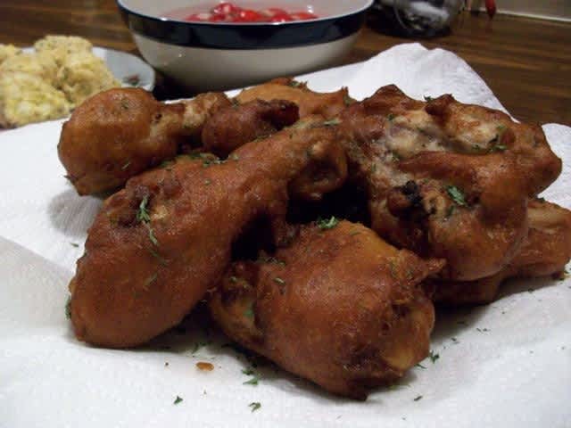 Batter-Dipped Crunchy Fried Chicken Recipe - Southern.Food.com