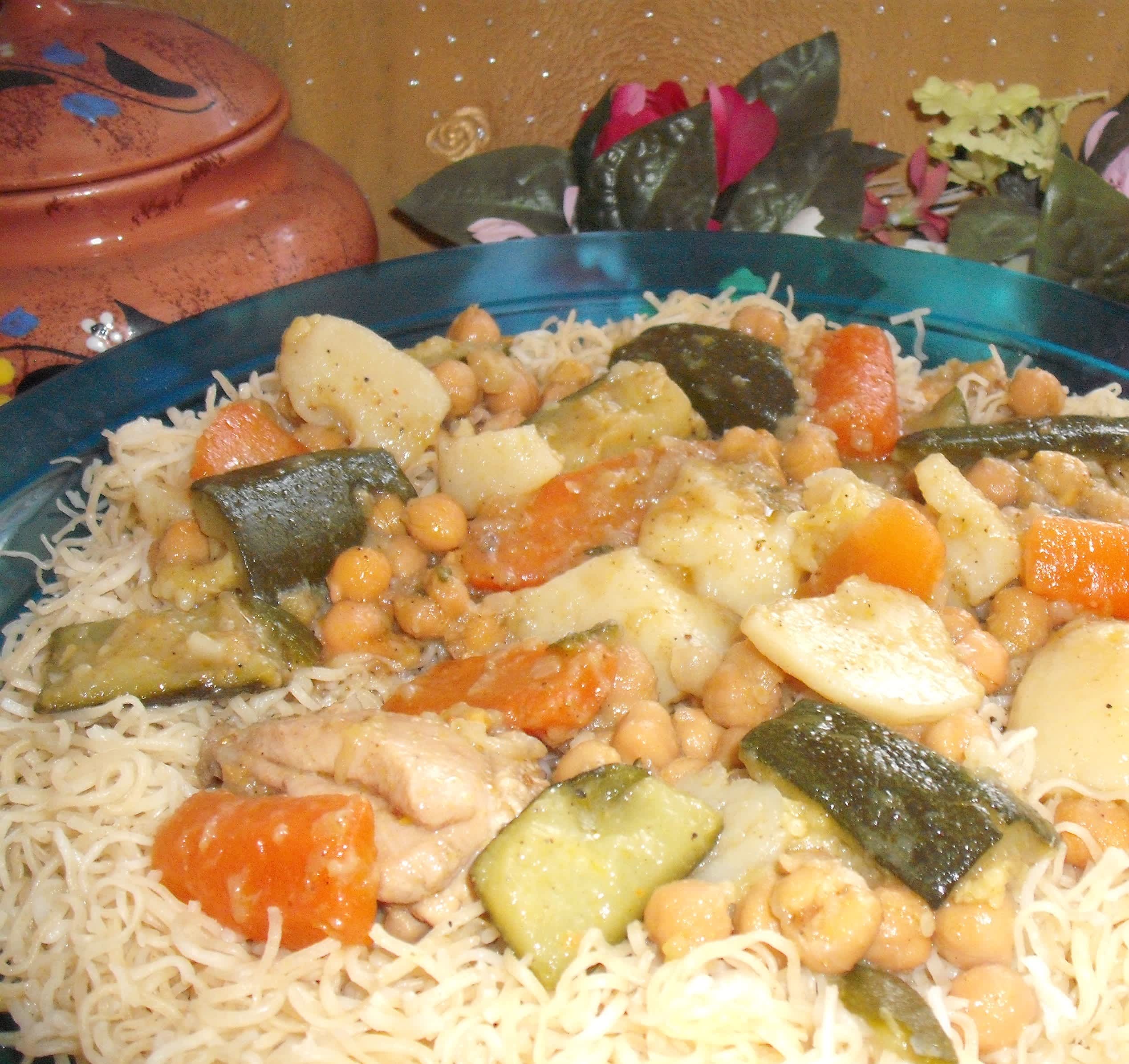 Traditional Algerian Rechta (Noodles) - Family Recipe! Recipe - Food.com