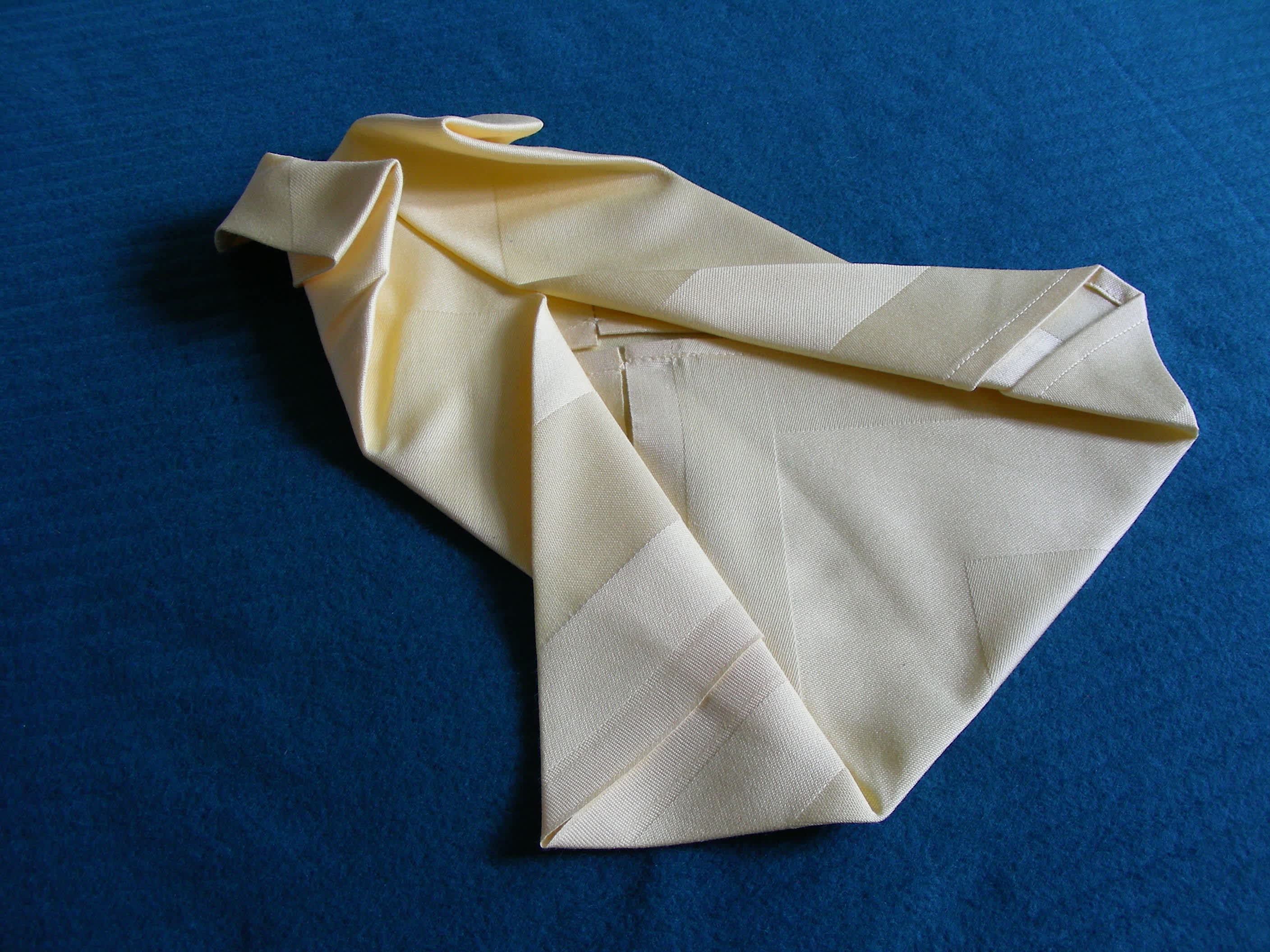 dress shirt napkin fold Napkin Folding: a Dress Shirt Napkin