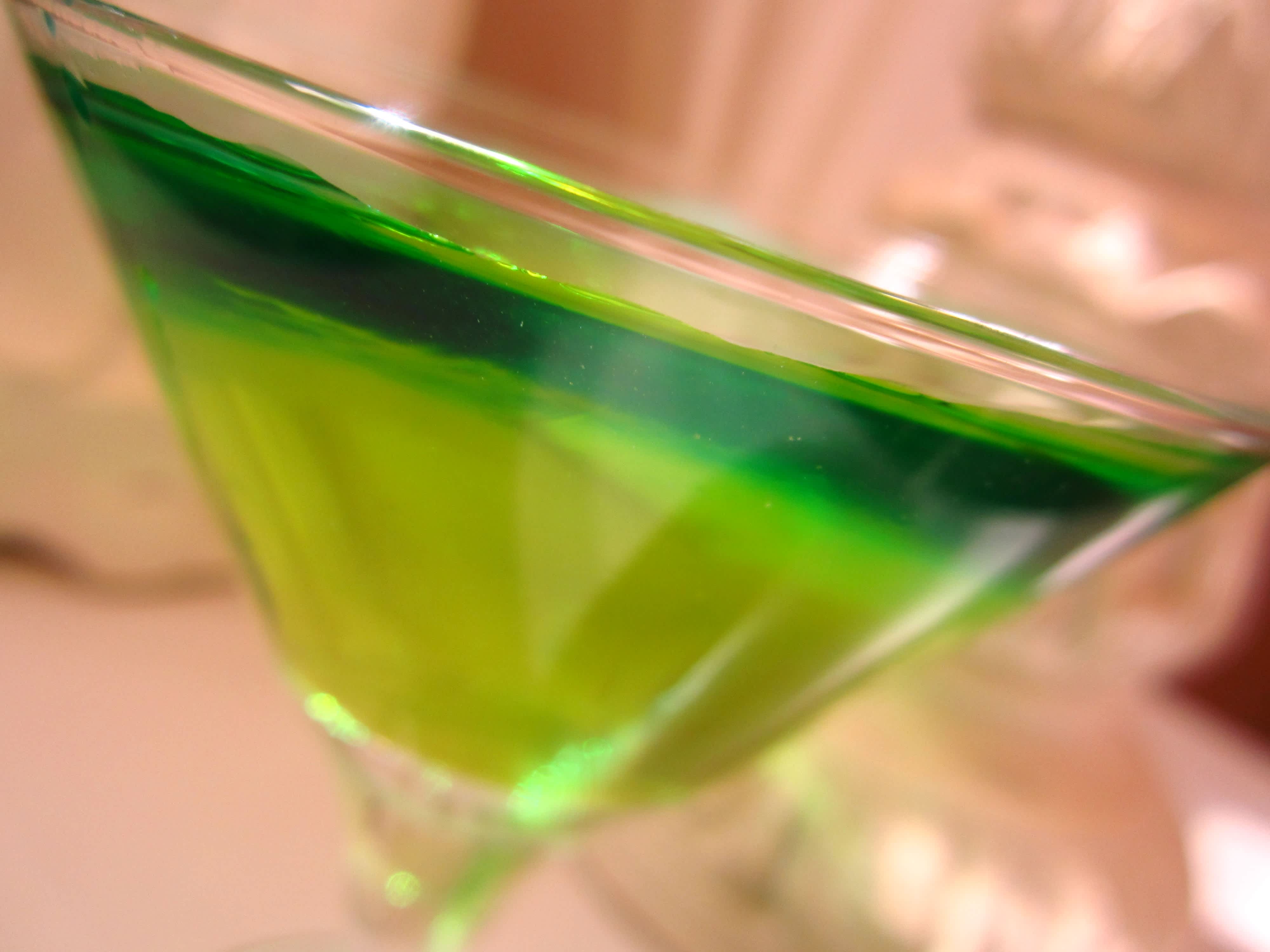 Alien Urine Sample (Halloween Cocktail)