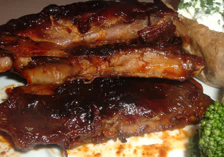 Chili Rubbed Baby Back Ribs W/ Dark Roast Coffee Barbecue Sauce Recipe ...