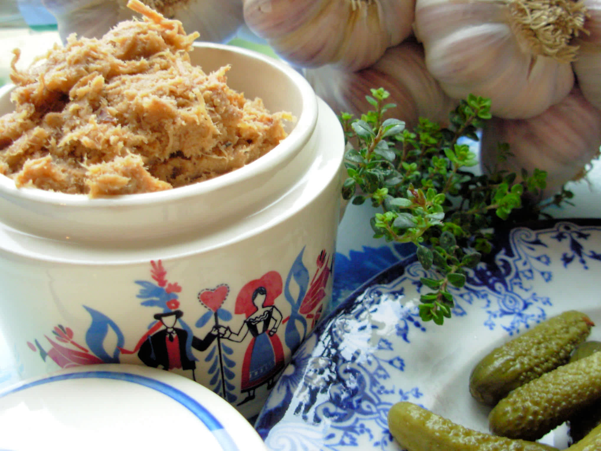 Auberge Roast Chicken Rillettes With Armagnac, Thyme and Garlic Recipe ...