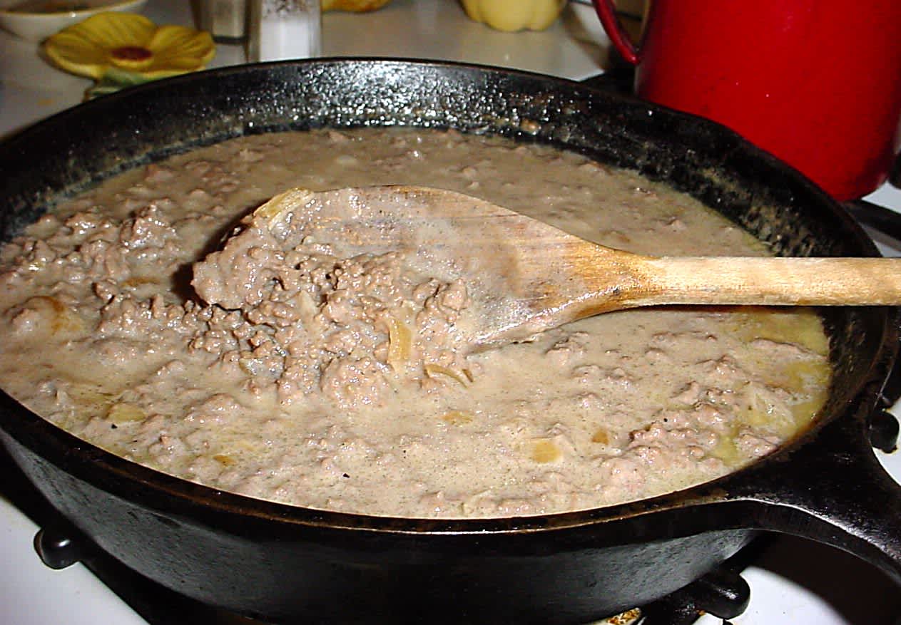Creamed Ground Beef Sos Recipe - Food.com