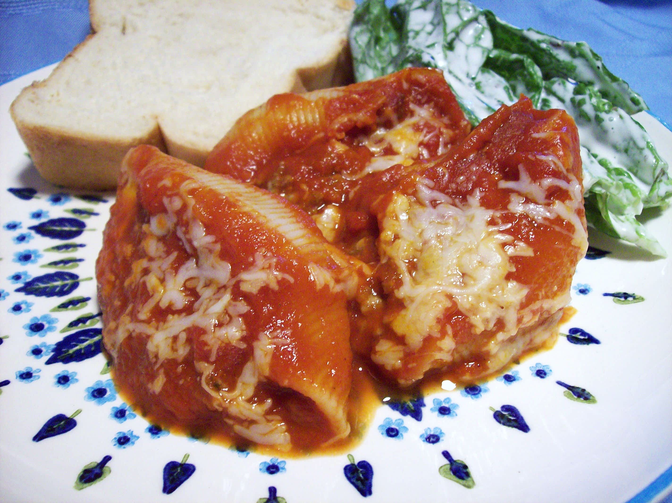 Stuffed Giant Shells Recipe - Food.com