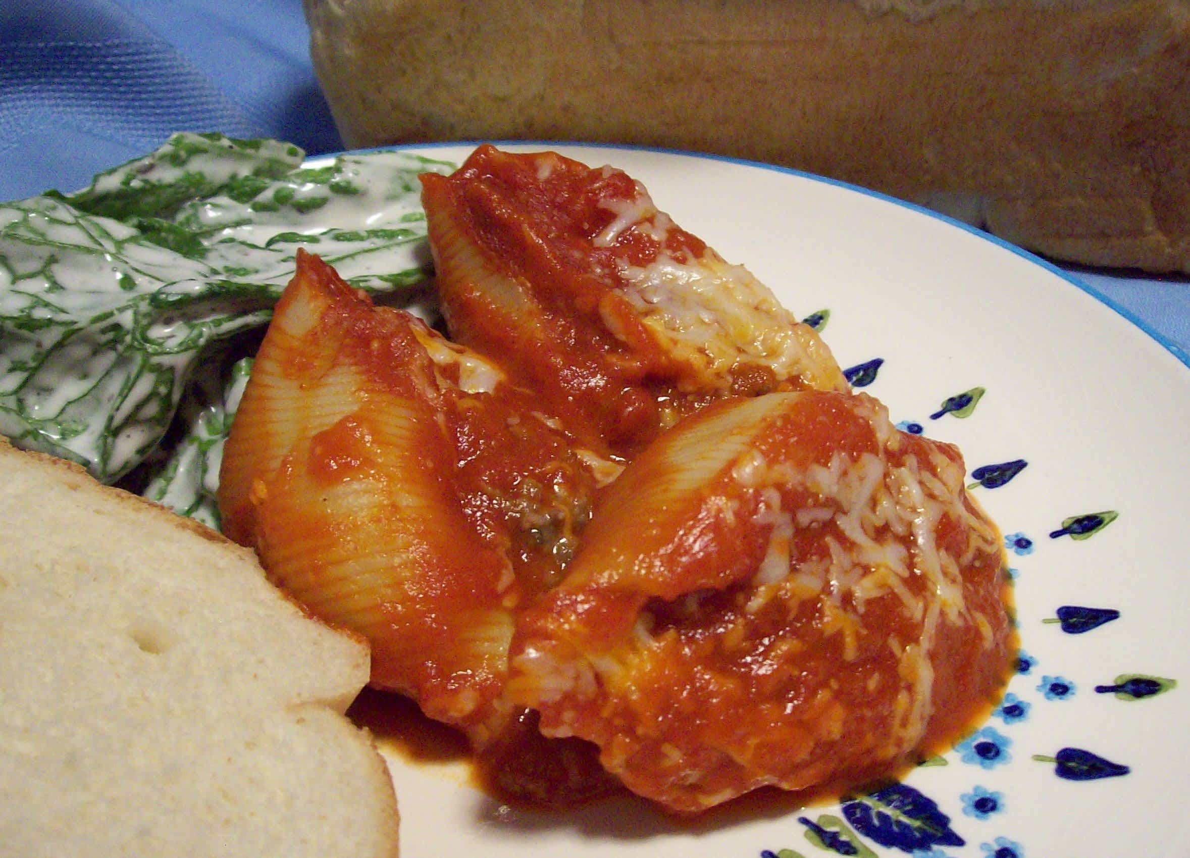 Stuffed Giant Shells Recipe - Food.com