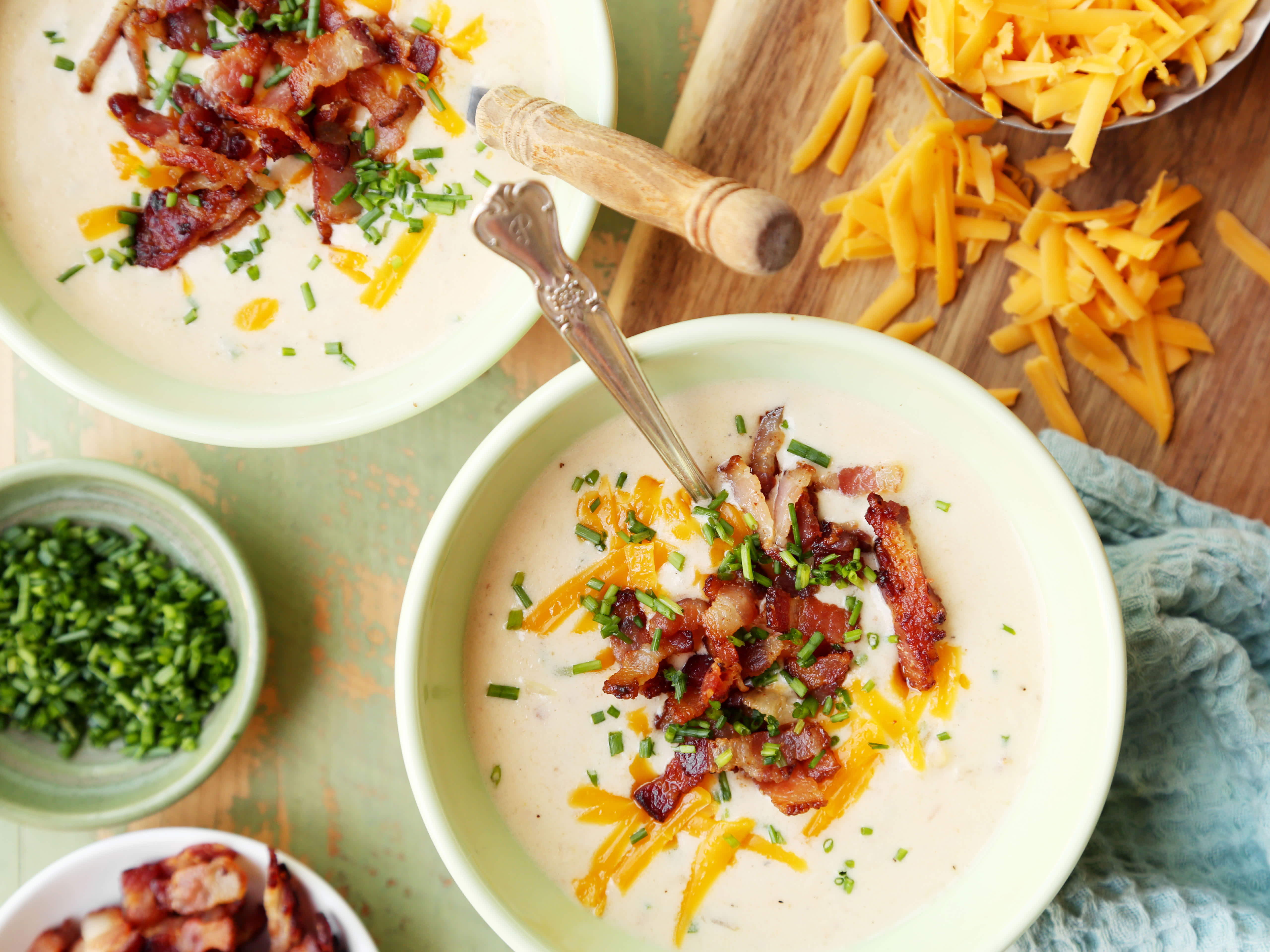 Crock Pot Style Loaded Baked Potato Soup Recipe ChefsKnowHow