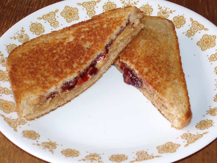 Buttery Grilled PB & J Recipe - Food.com