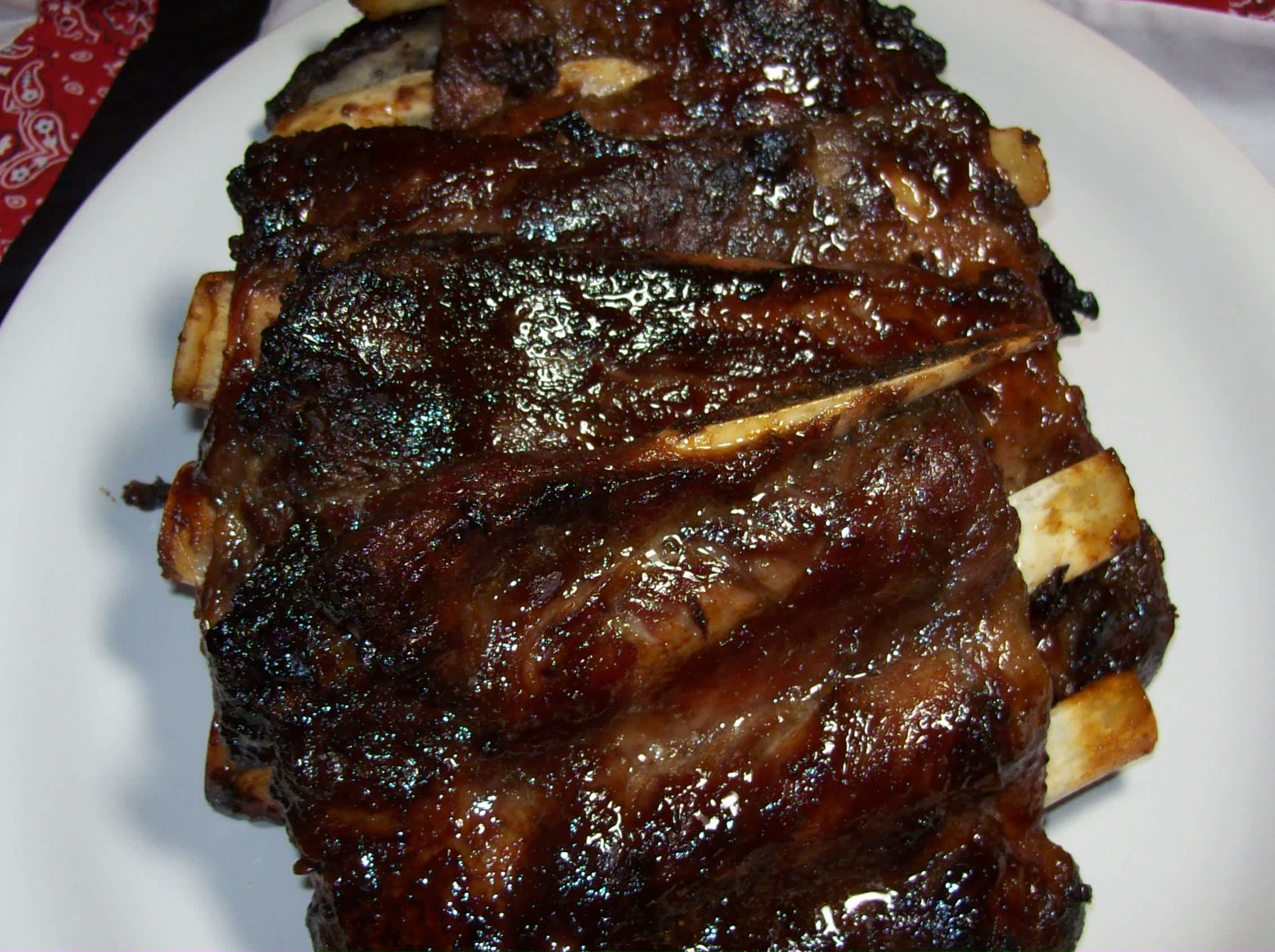 Honey Garlic Pork Ribs Recipe - Food.com
