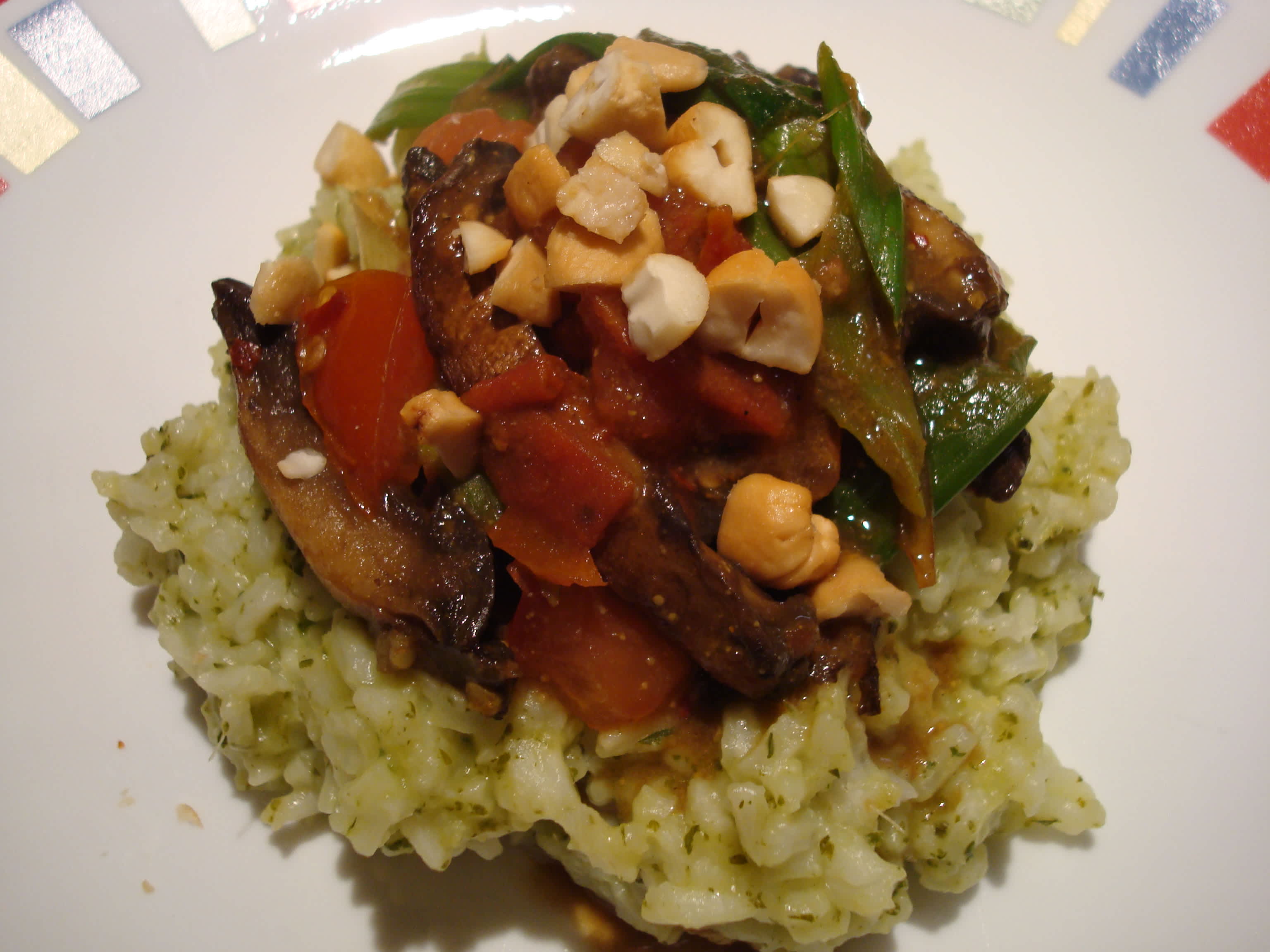 Portobello Curry With Green Rice Recipe - Food.com