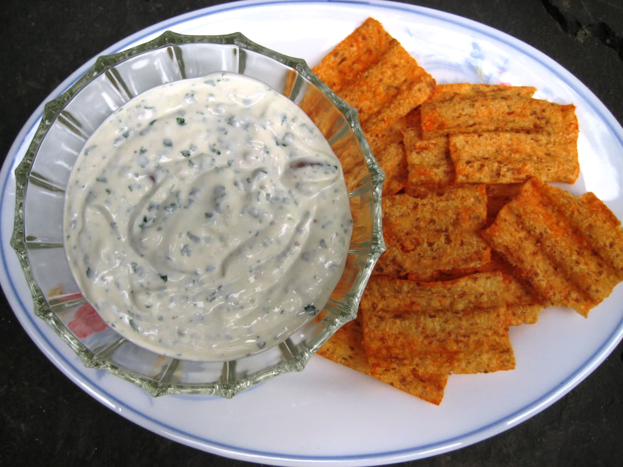 Green Goddess Ranch Salad Dressing With Dip Variation
