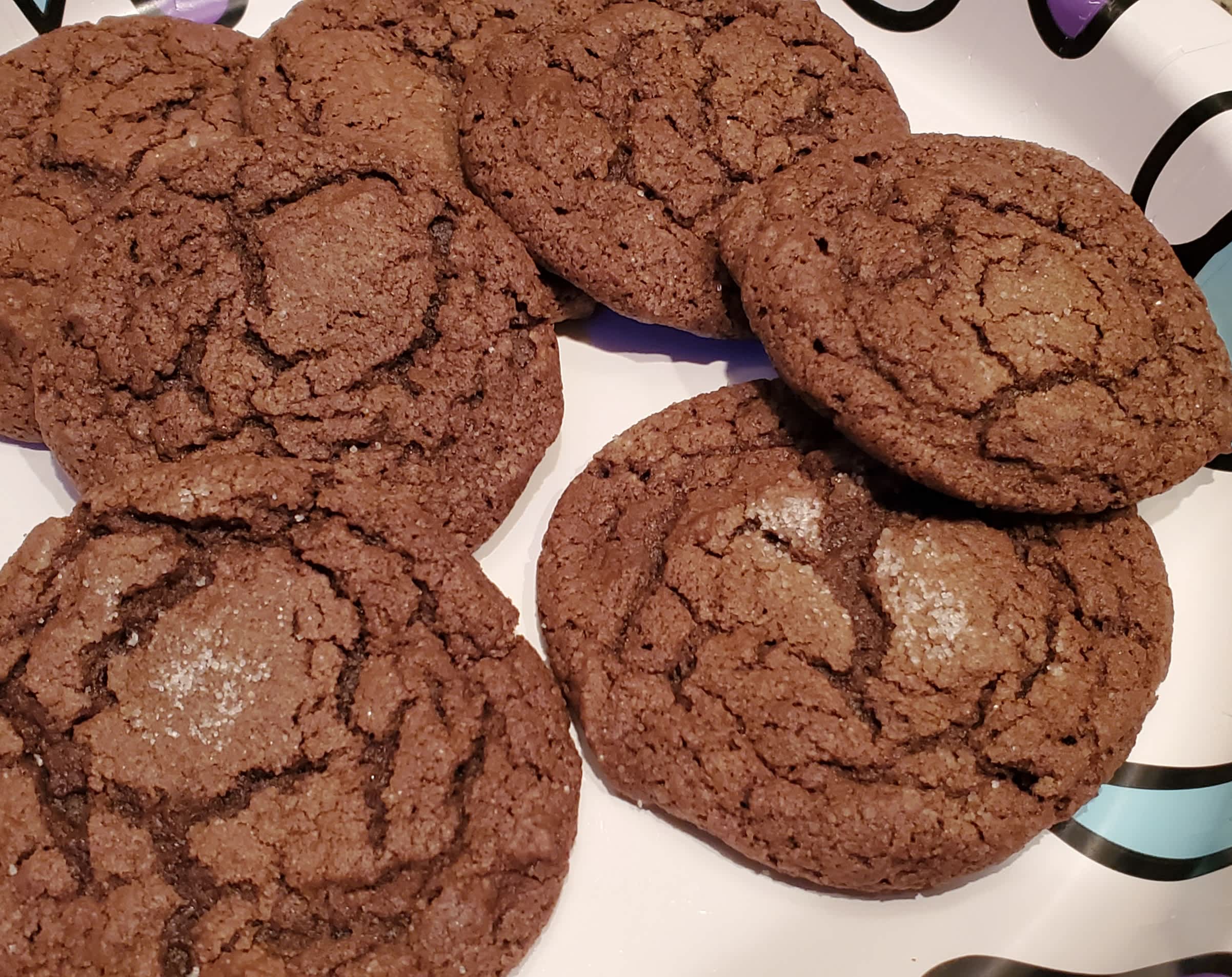 Eggless Double Chocolate Sugar Bite Cookies Recipe