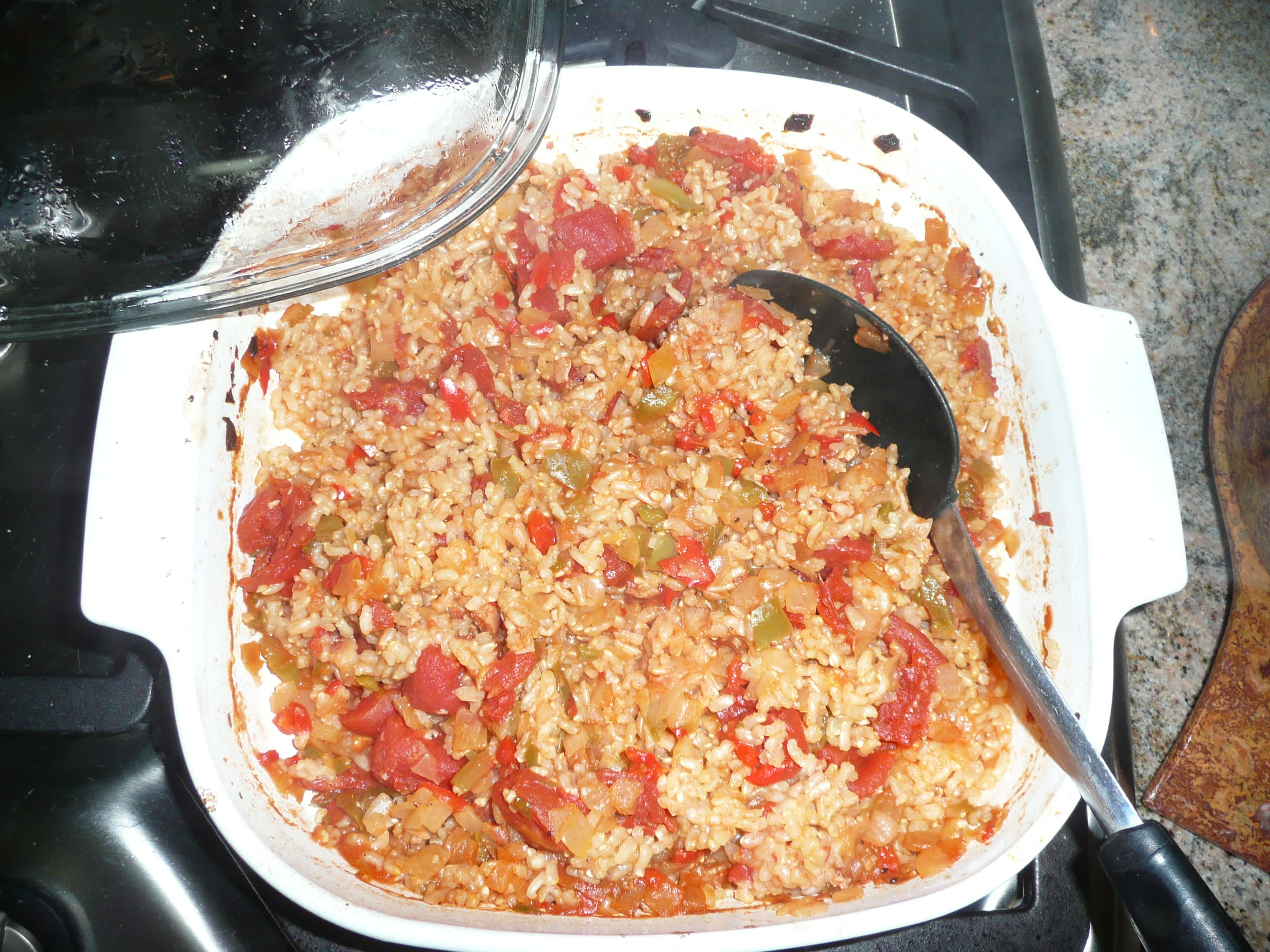Baked Spanish Rice with Bacon Recipe - Food.com
