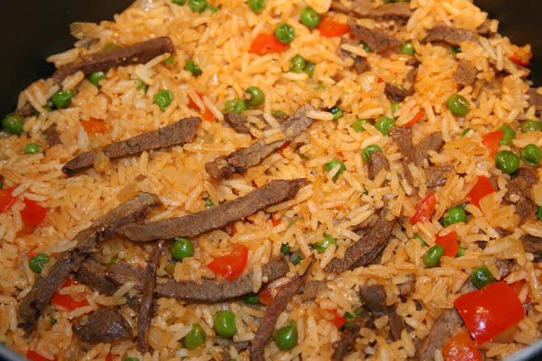 Hungarian Rice With Meat (Husos Rizs) Recipe - Food.com
