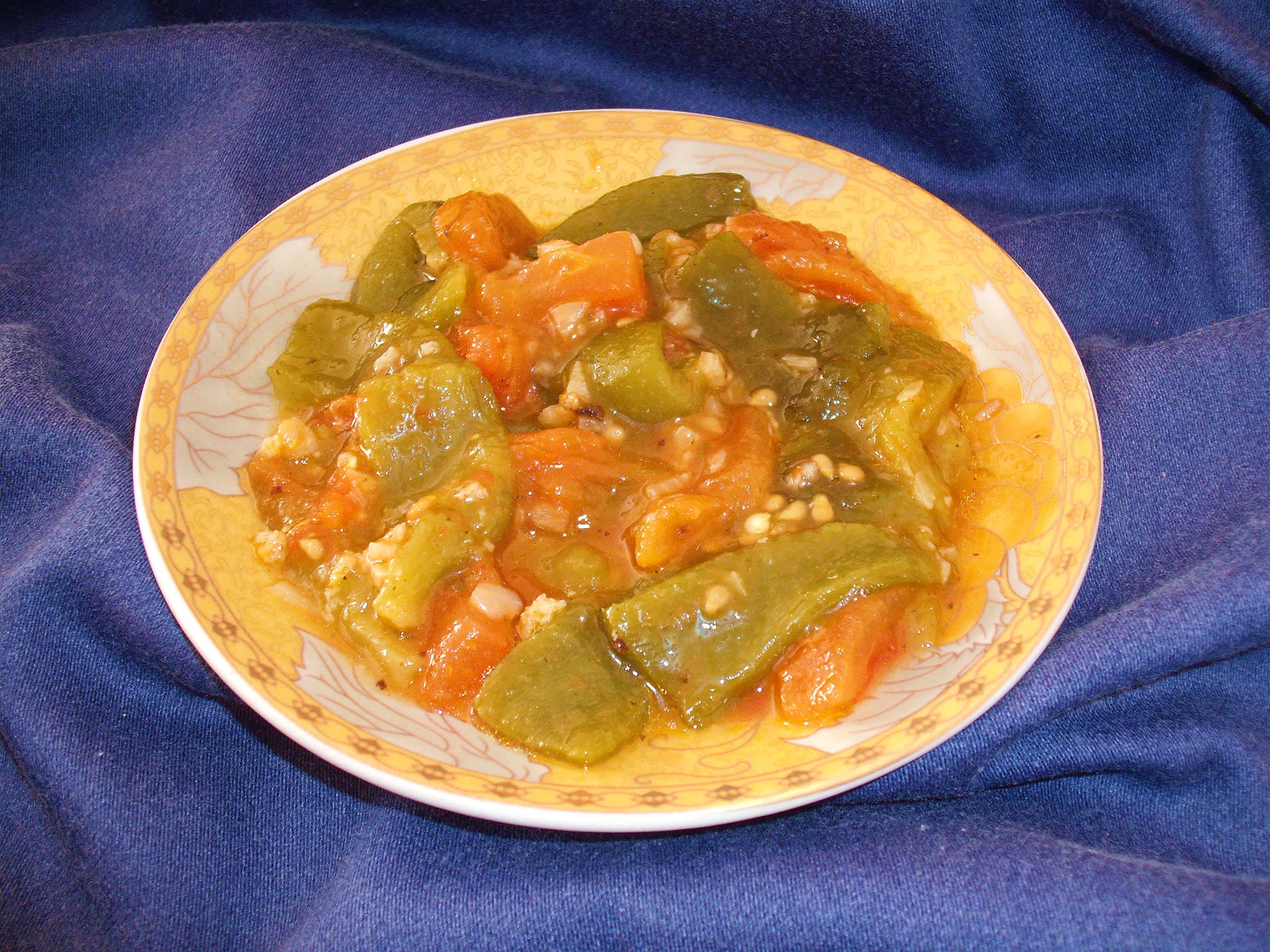 Felfel B'tomatish - Algerian Pepper & Tomato Salad Recipe - Food.com