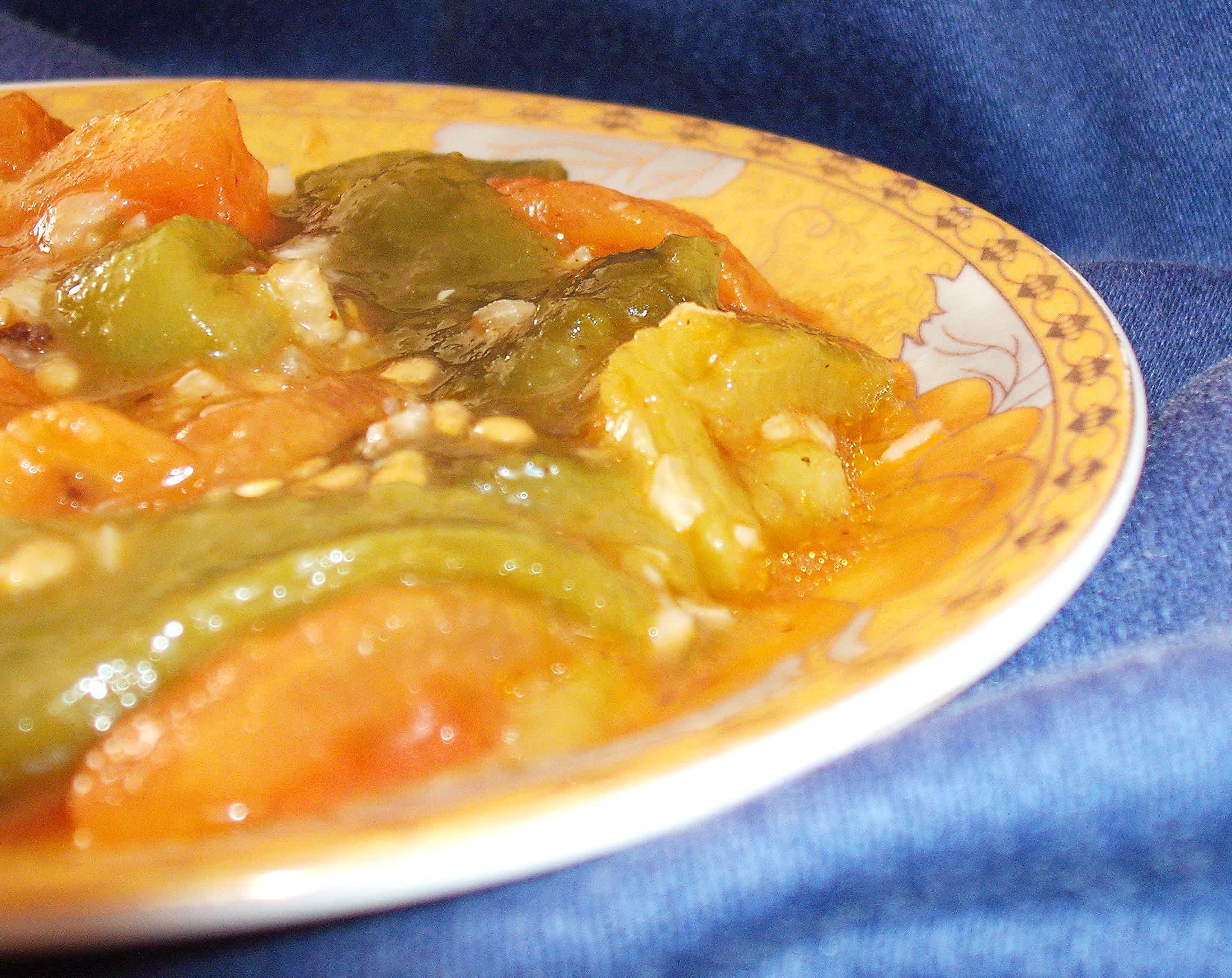 Felfel B'tomatish - Algerian Pepper & Tomato Salad Recipe - Food.com