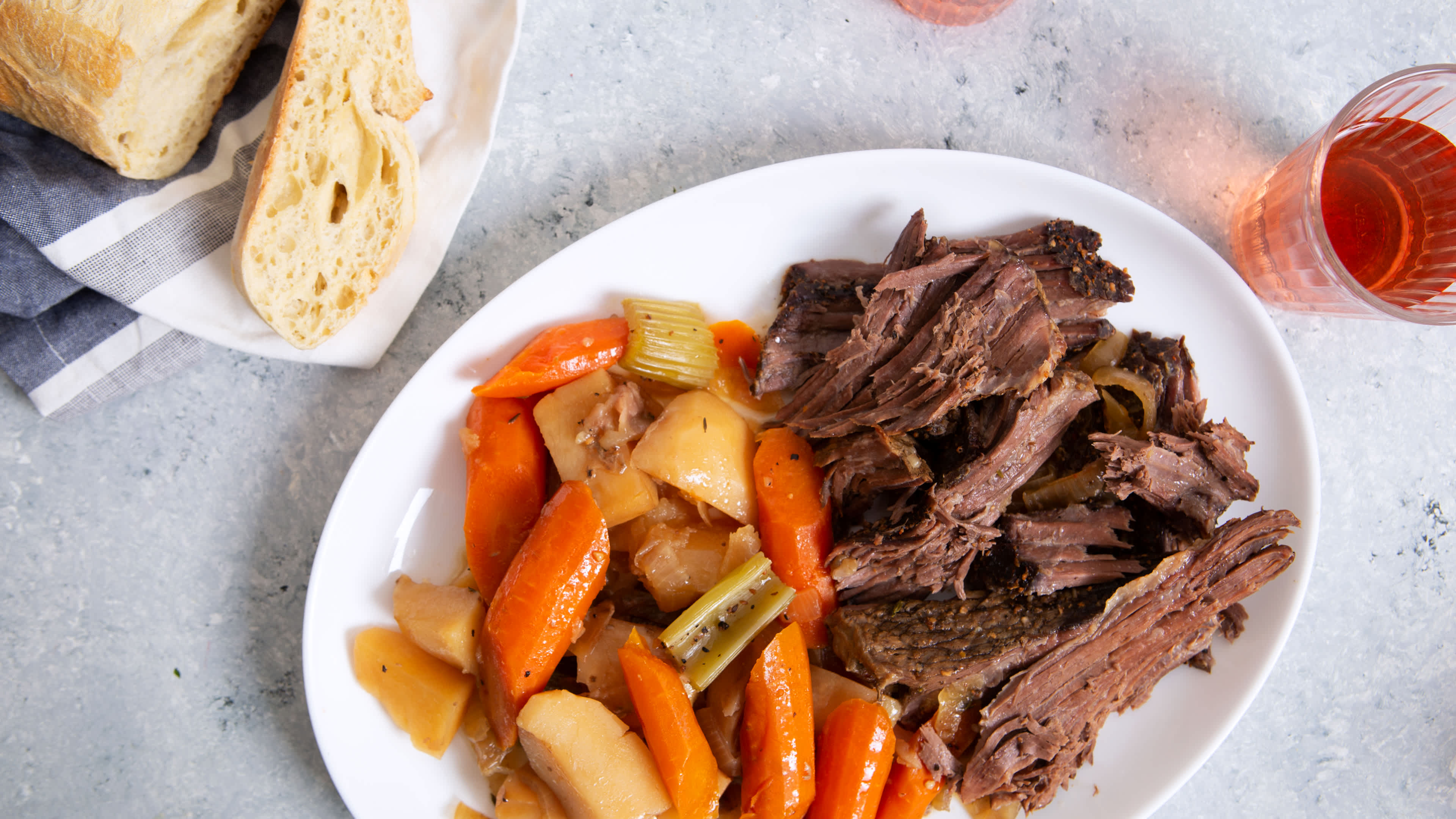 Yankee Pot Roast of Beef With Vegetables (In the Crock-Pot) Recipe