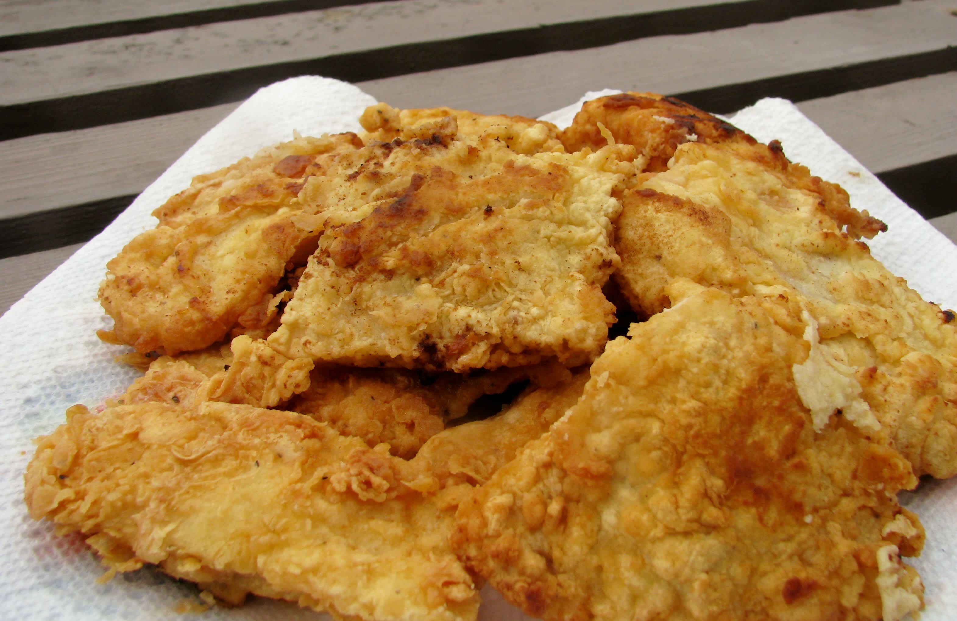 Fried Cod for Fish and Chips With Tartar Sauce Recipe - Deep-fried.Food.com