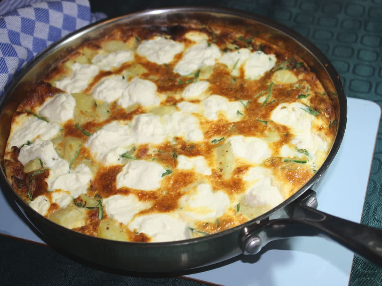 Rocket, Ricotta and Potato Frittata Recipe - Food.com