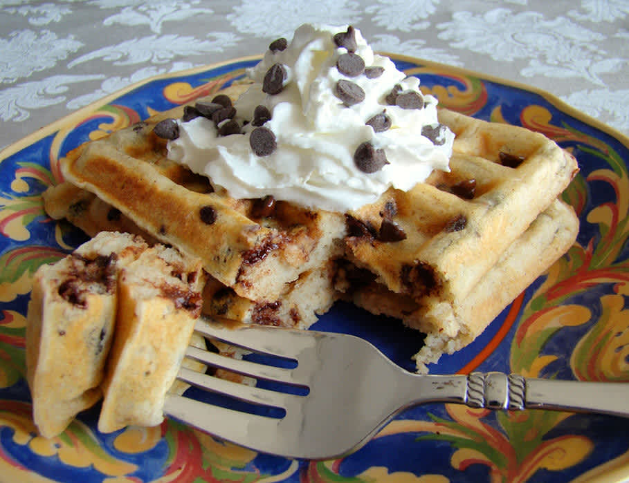 Chocolate Chip Waffles Recipe - Food.com