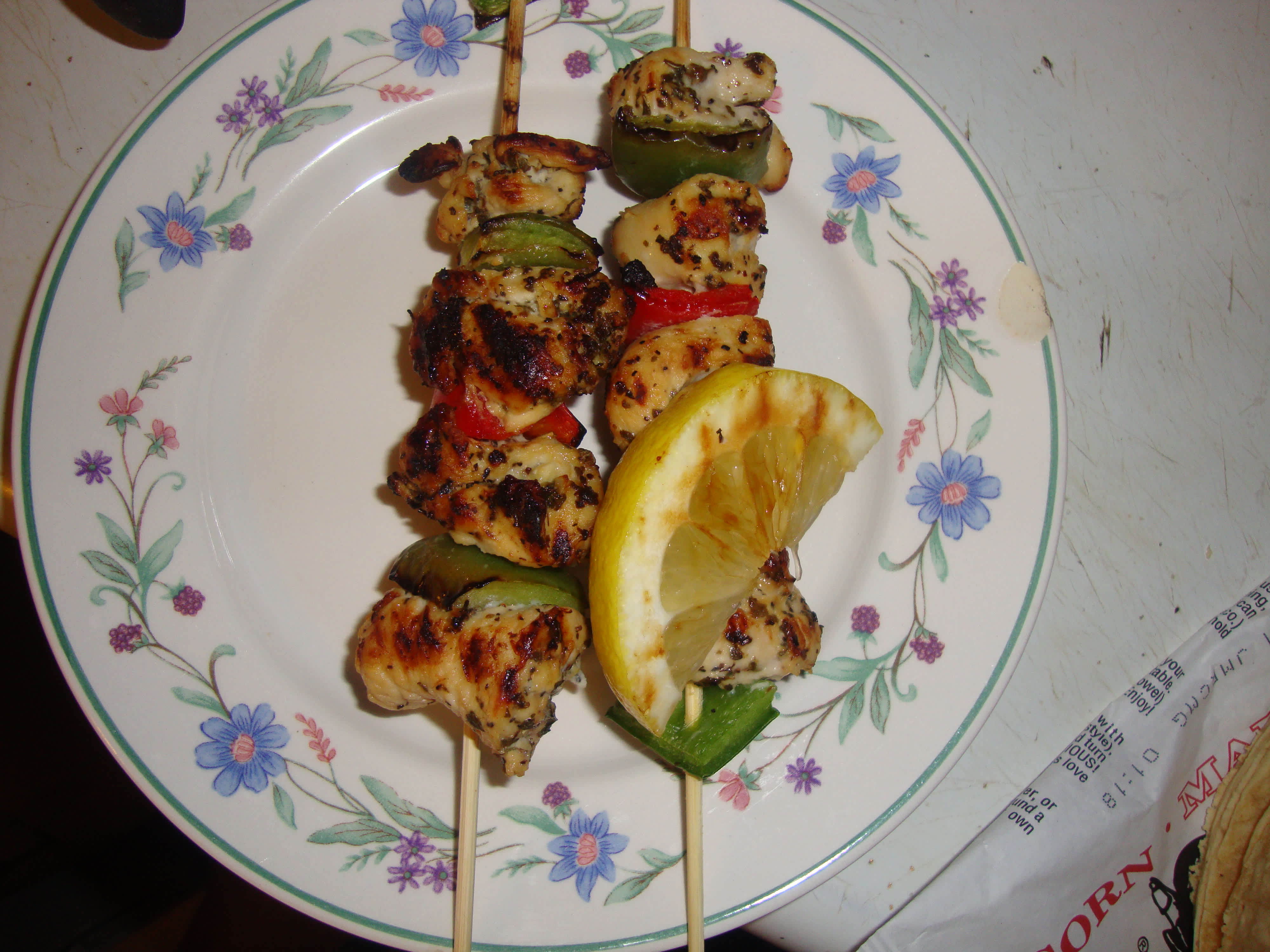 _ Lemon Oregano Chicken Skewers Recipe - Food.com