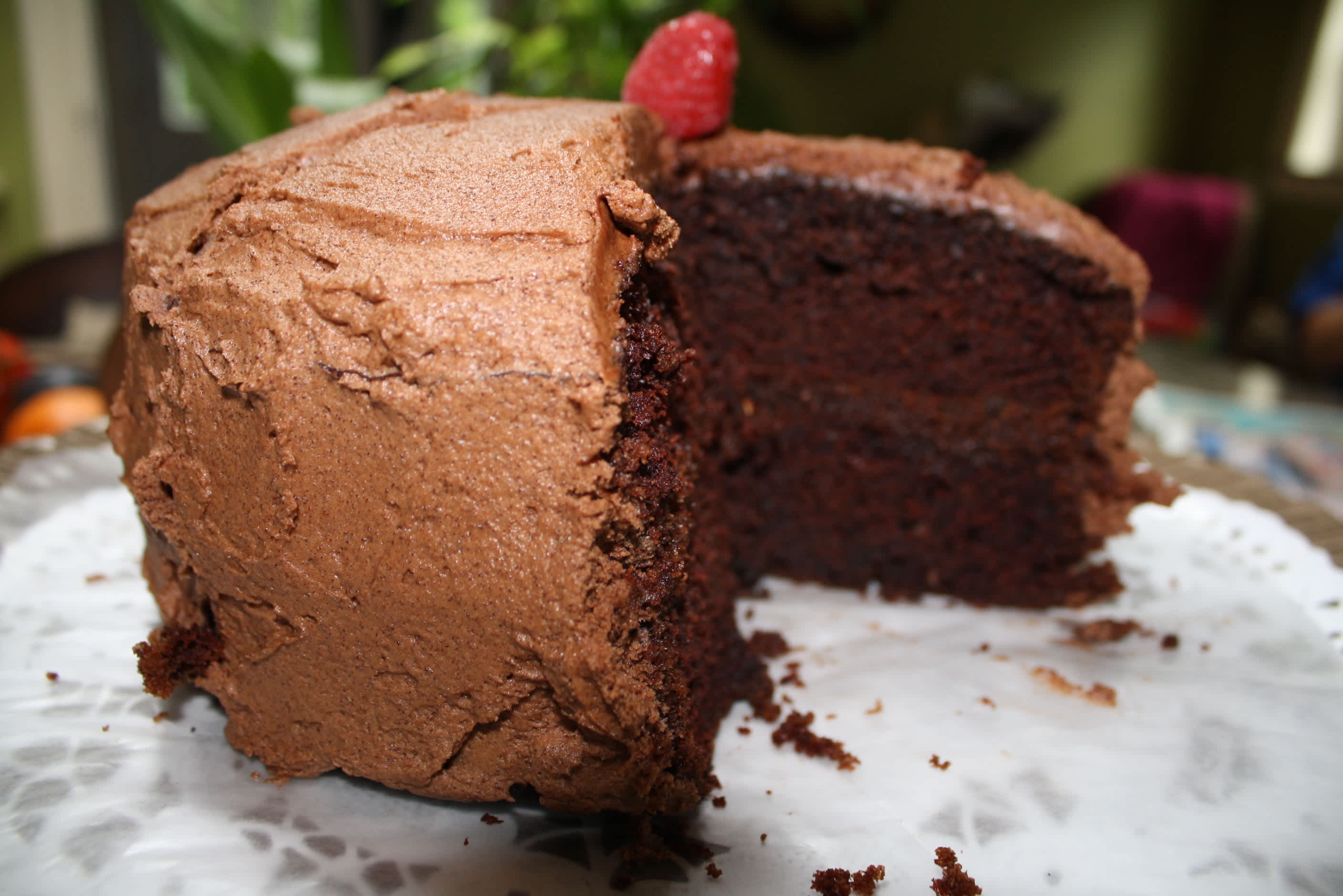 Chocolate Raspberry Mocha Layer Cake Recipe - Food.com