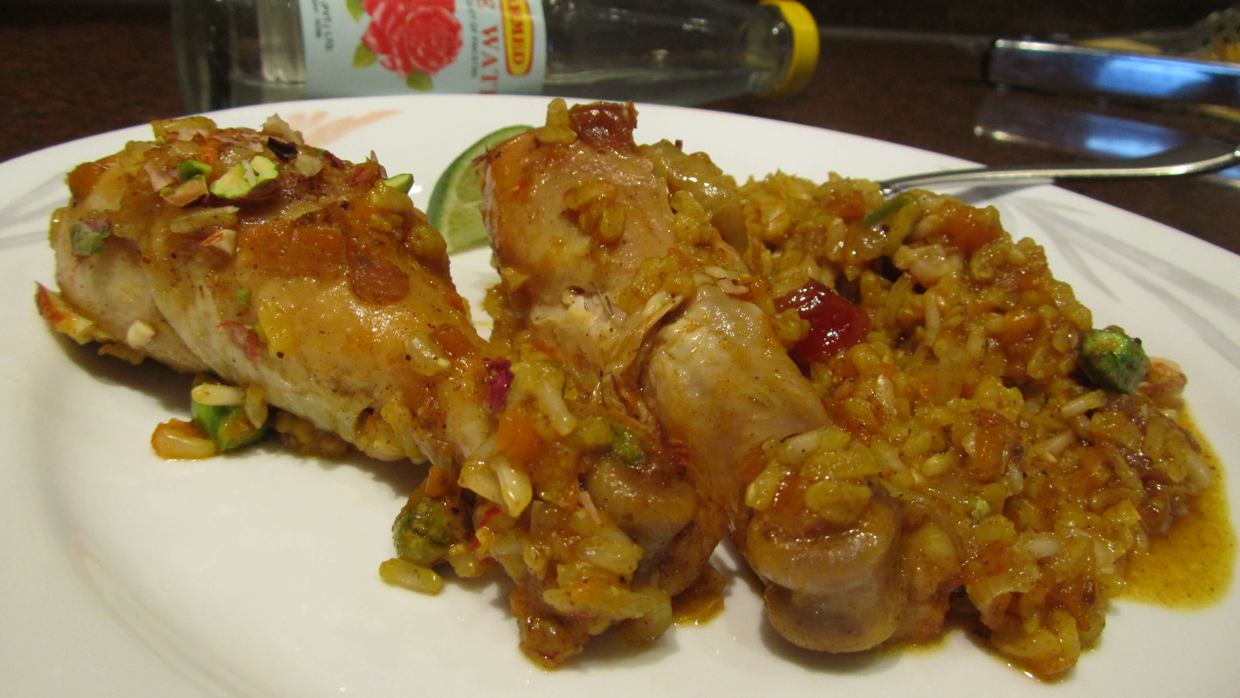 Chicken With Saffron Jeweled Rice Recipe - Food.com