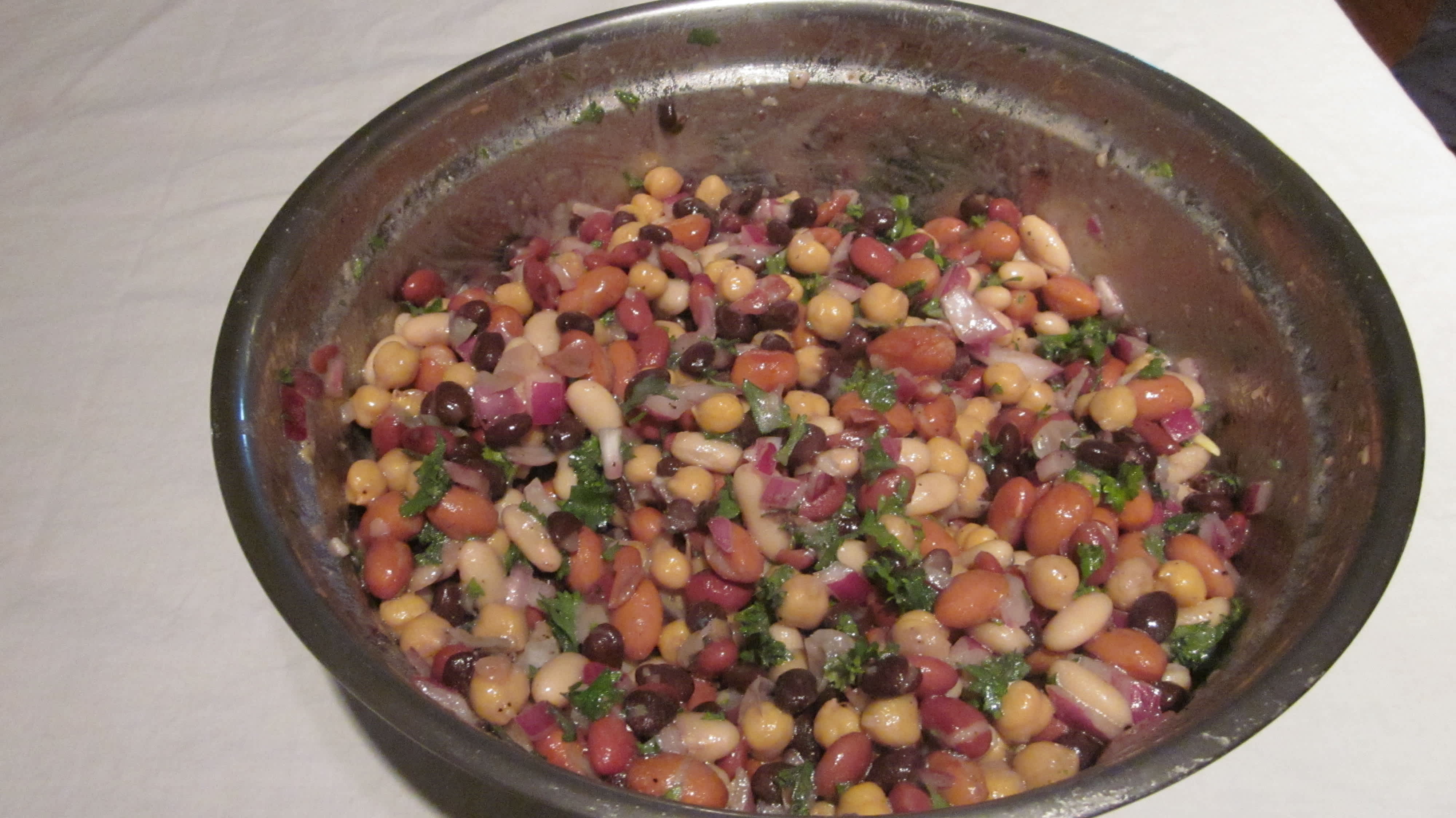 Mixed Beans Salad Recipe