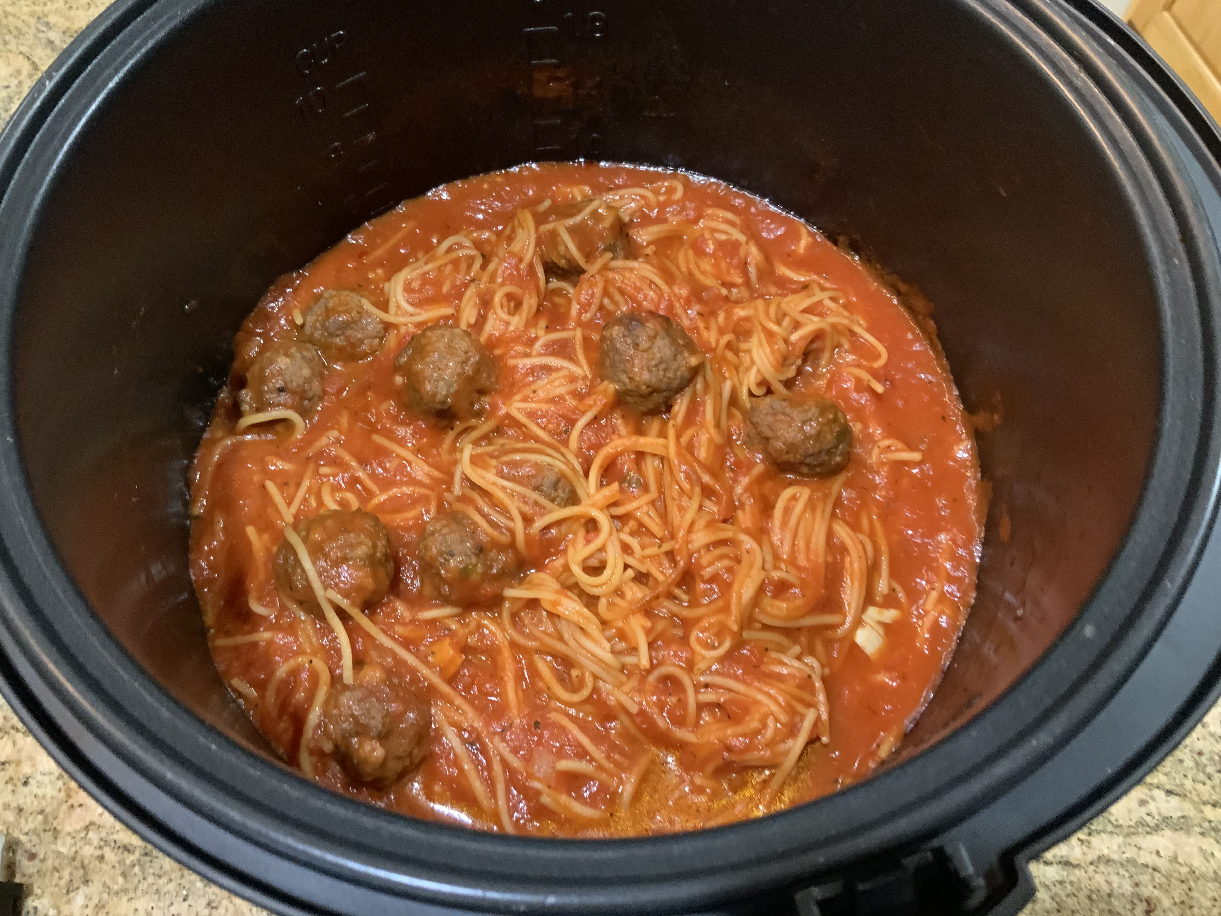 Rice Cooker Spaghetti With Meatballs Recipe - Food.com