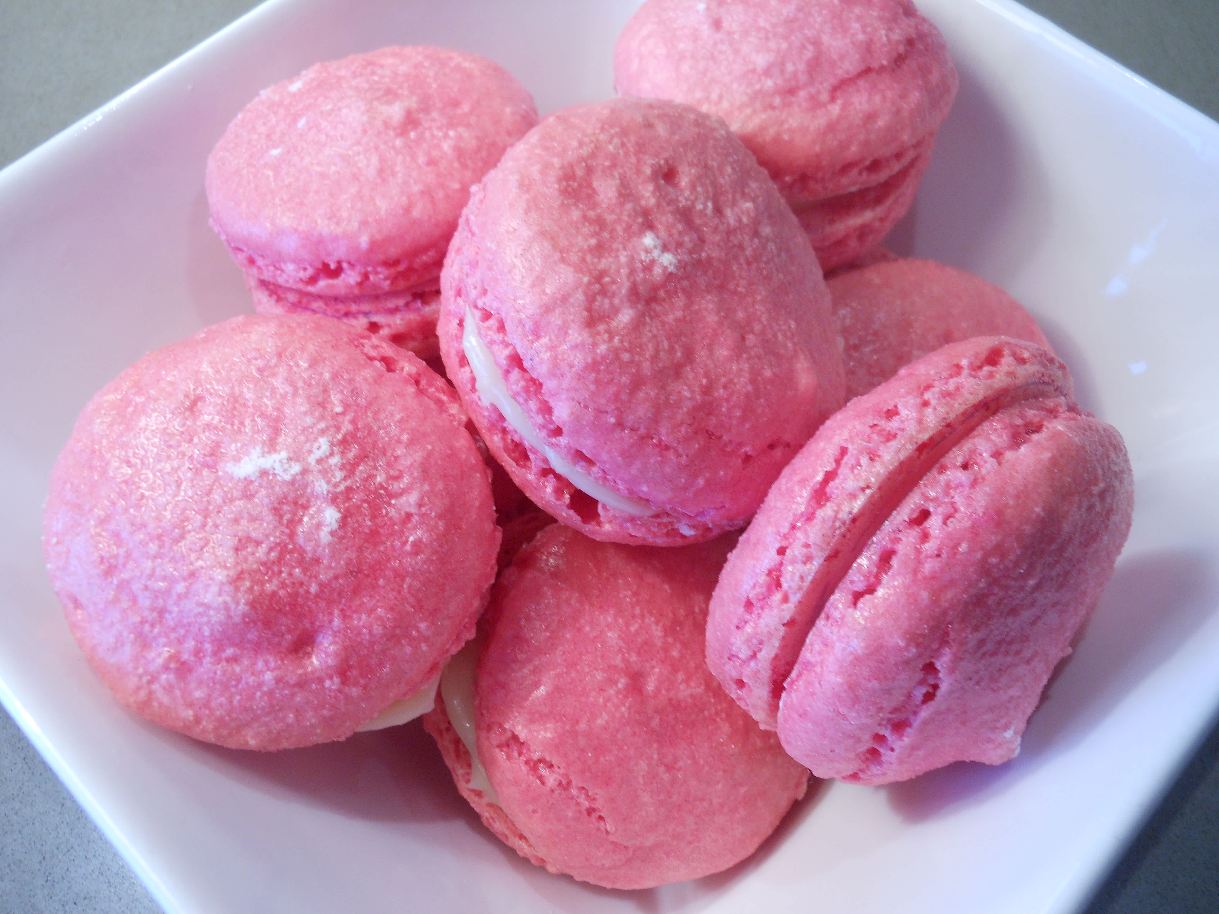French Pink Macaroons Recipe - Food.com