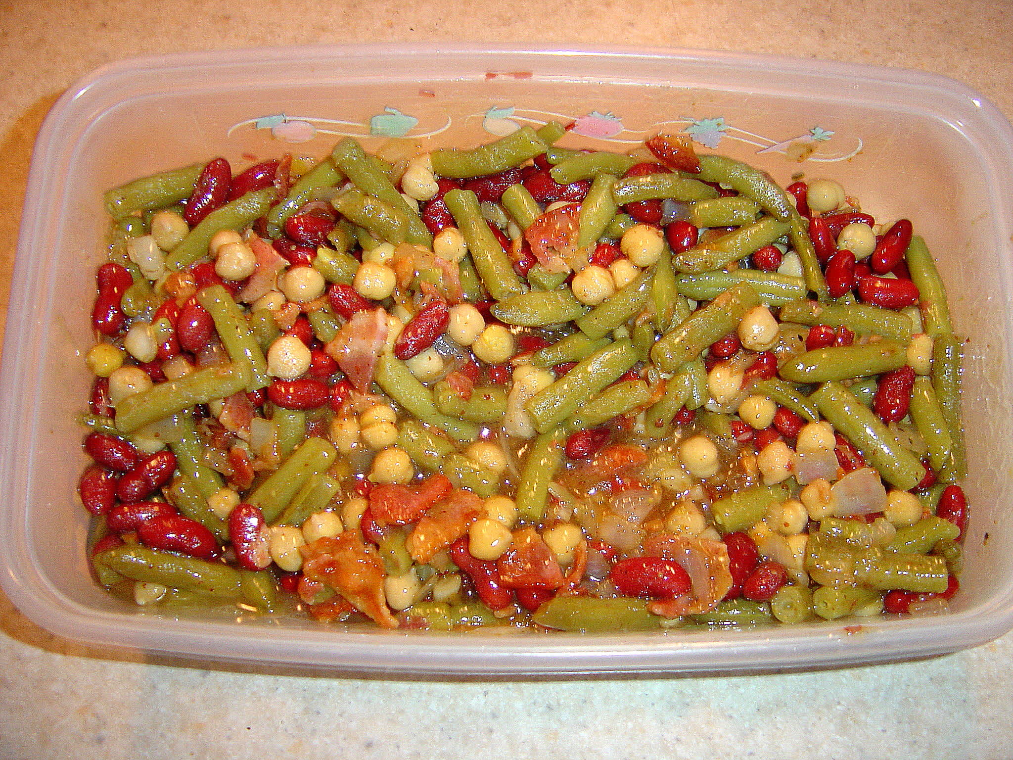 green bean salad with bacon dressing Maple Dijon Green Beans with Bacon, Candied Pecans and Goat Cheese