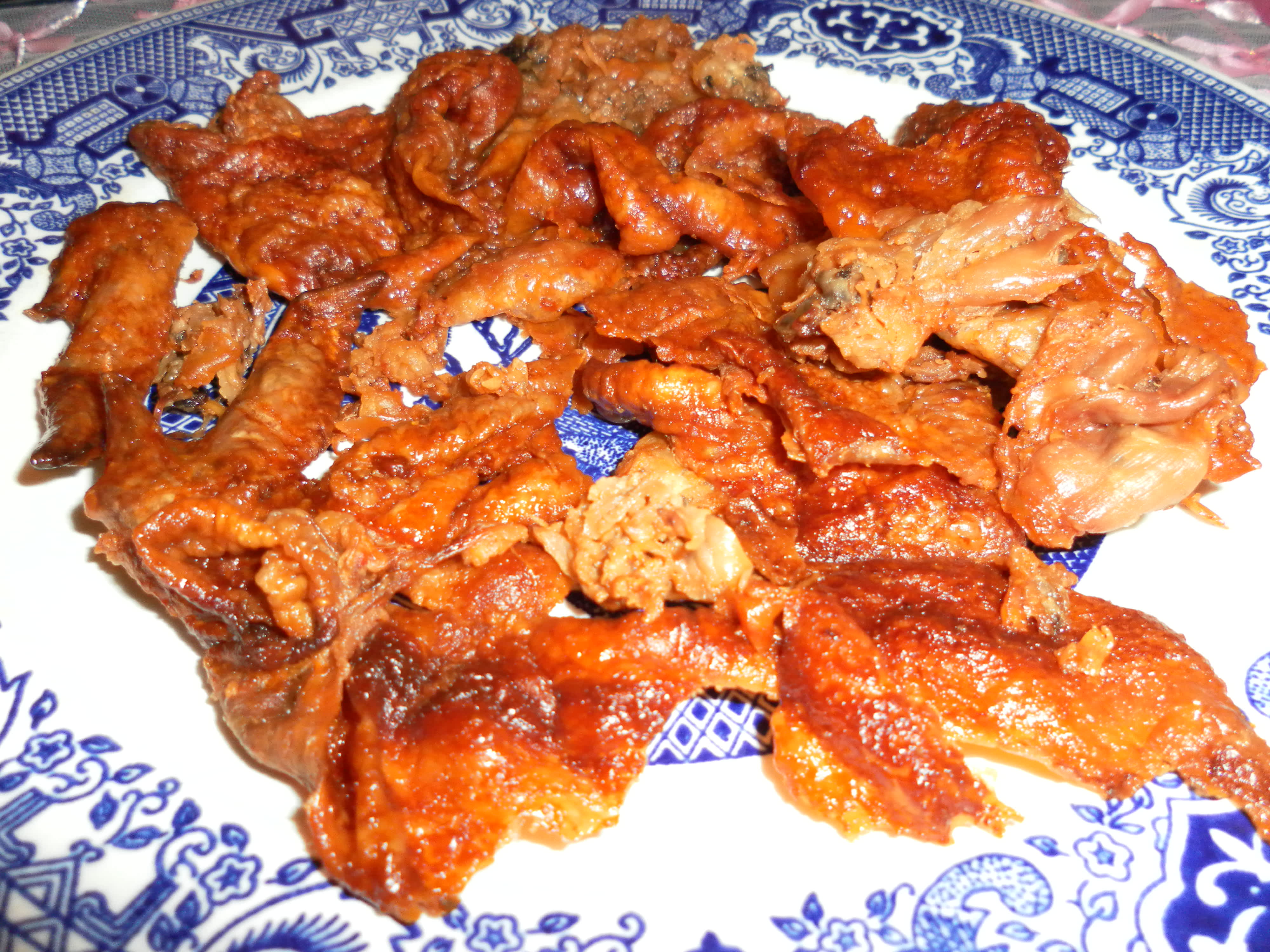 Kate's Crispy Cracklings from Leftover Rotisserie Chicken Skin Recipe