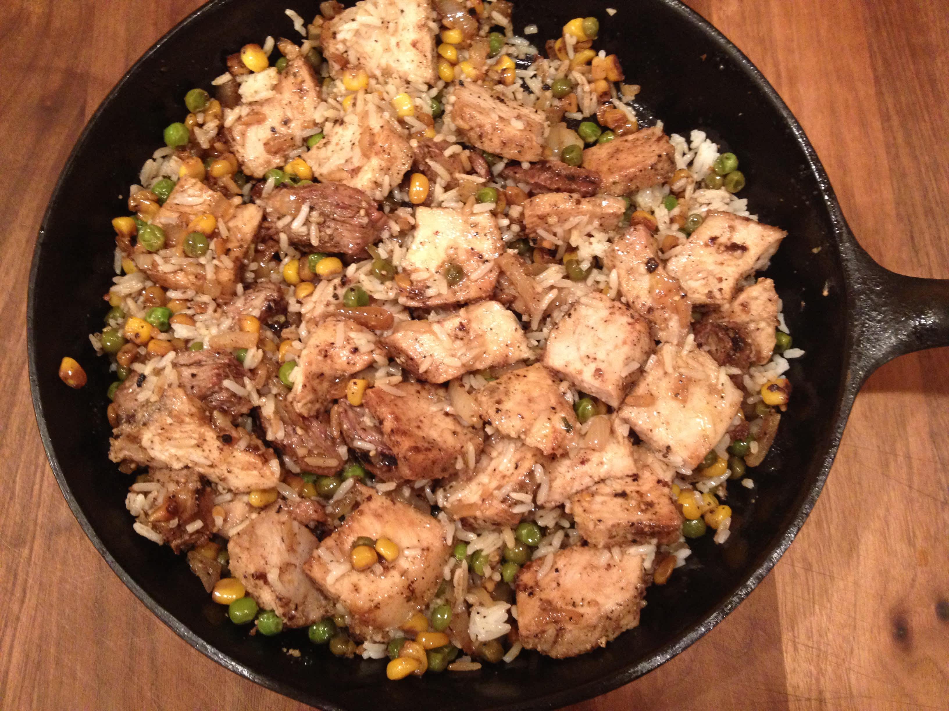 Pork Fried Rice in Cast Iron Recipe - Food.com