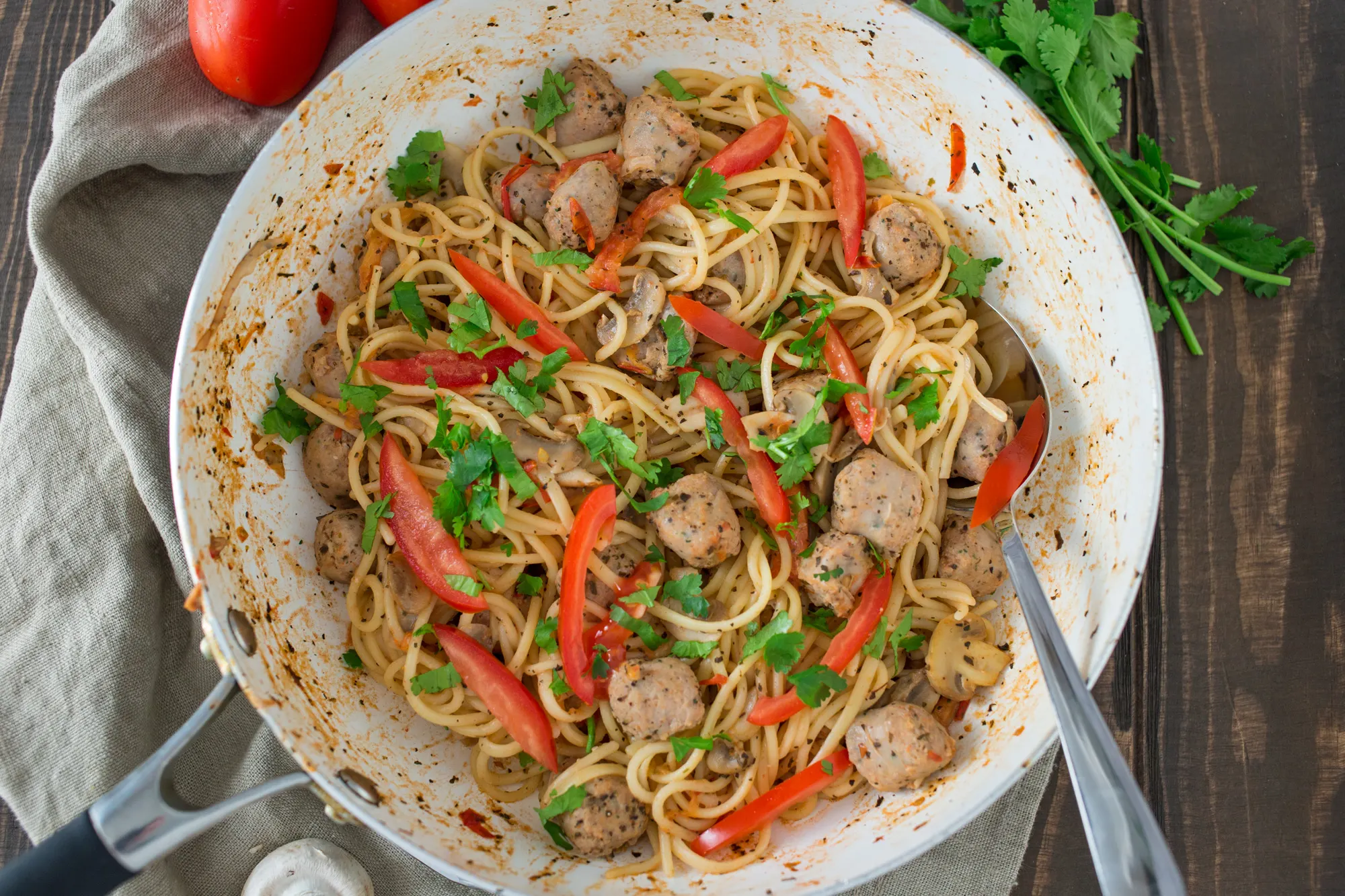 Smoked Turkey Sausage With Pasta Recipe - Food.com