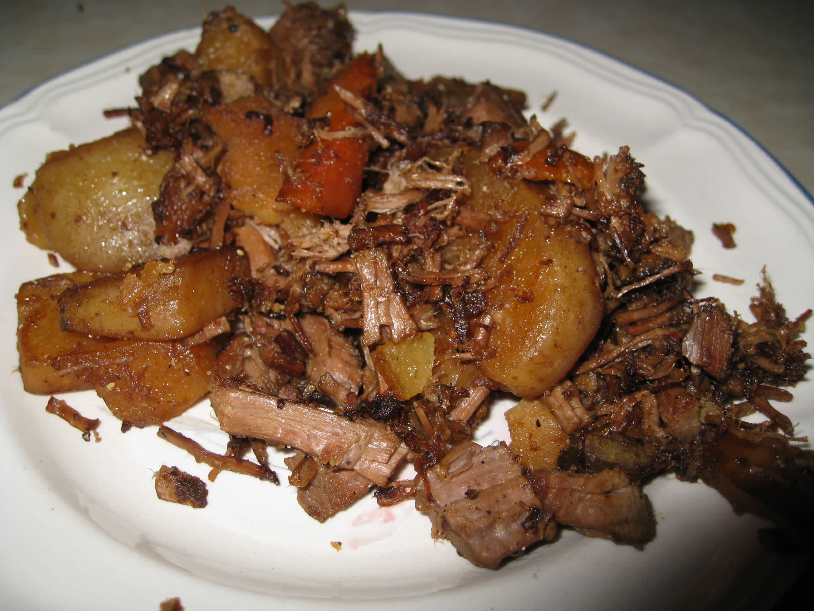 Shredded Roast Beef Hash Recipe - Food.com