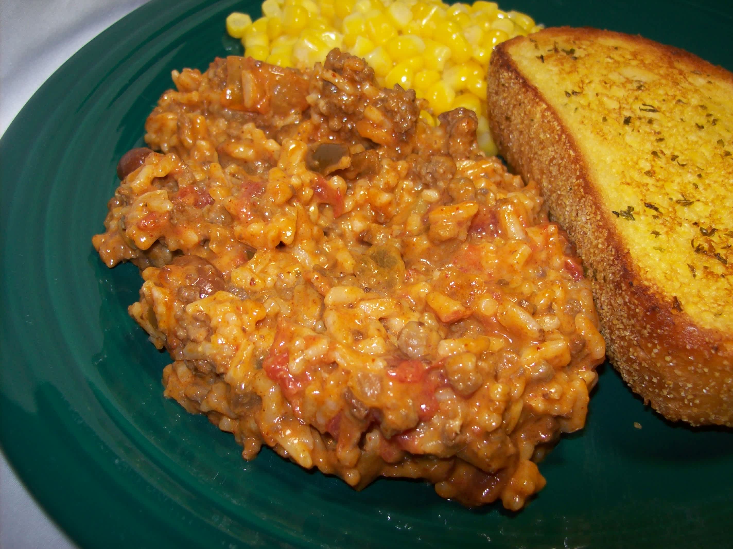15 Minute Cheesy Chili 'N Rice Skillet Recipe - Food.com