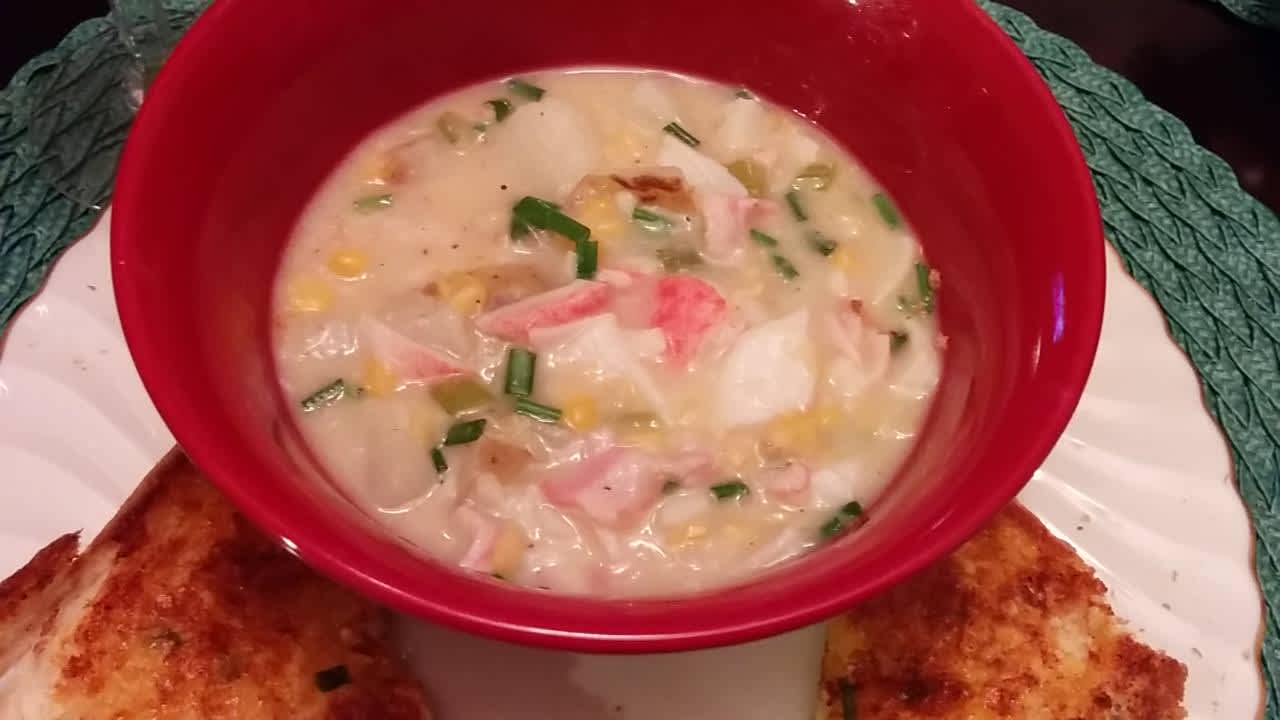 Potato-Crab Chowder Recipe - Food.com