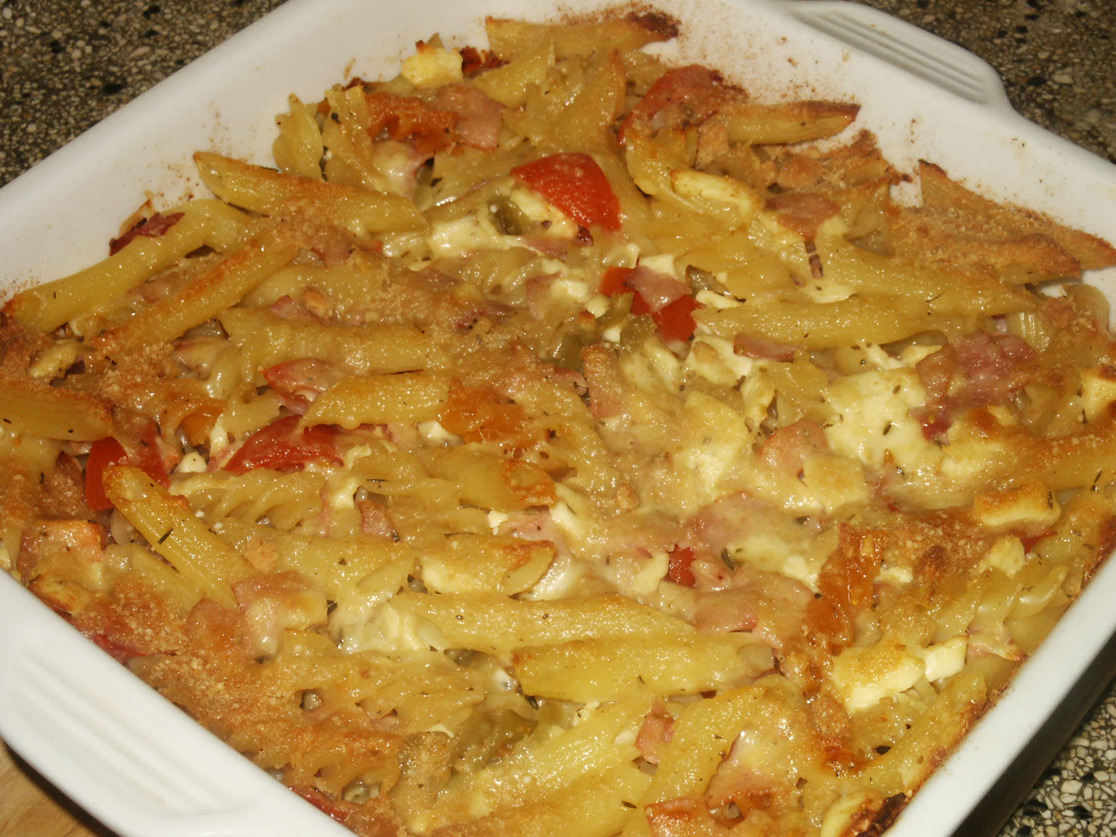 Baked Rigatoni with Ham and Feta Recipe - Food.com