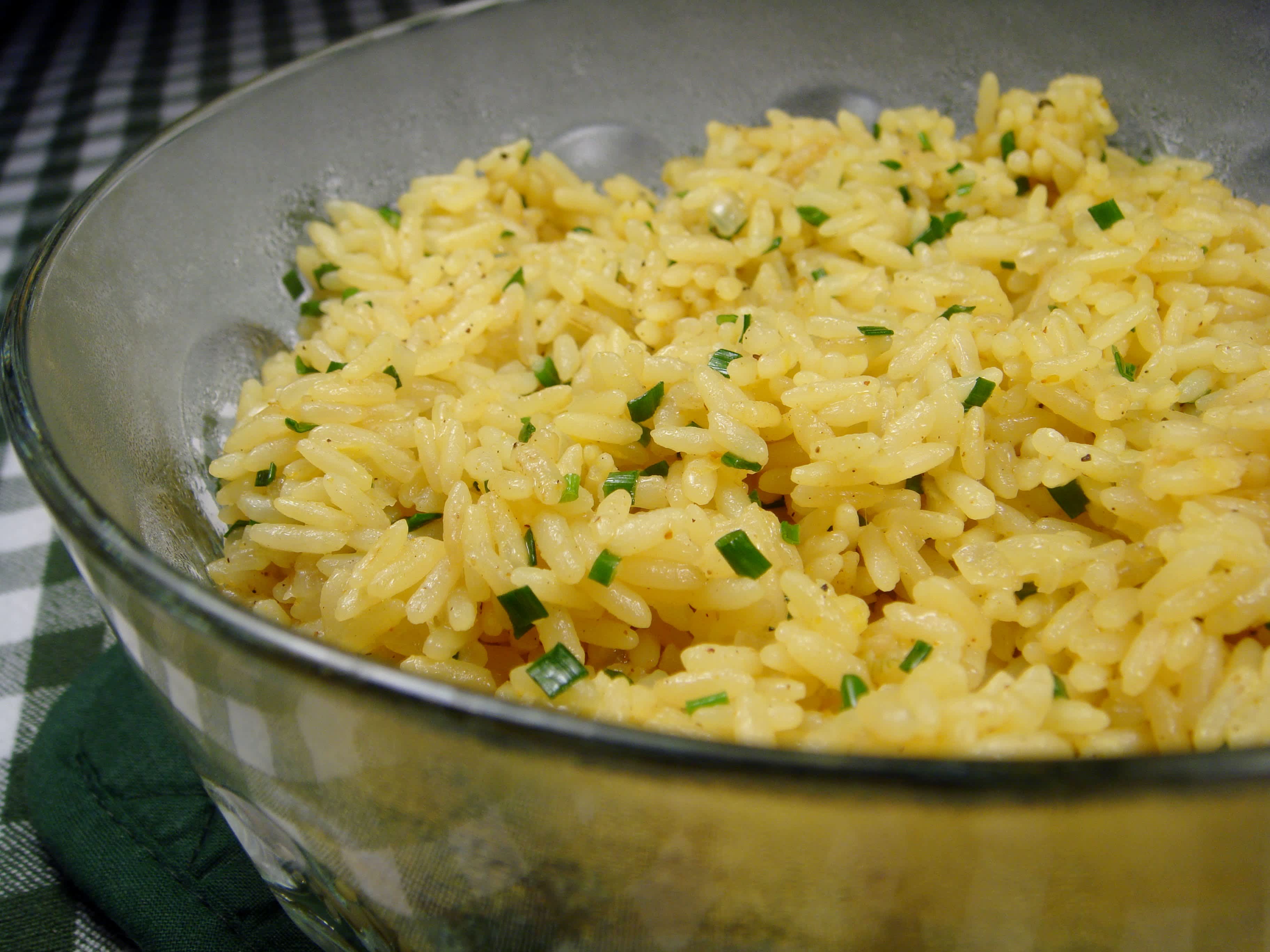 Lemon Chive Rice Recipe - Food.com