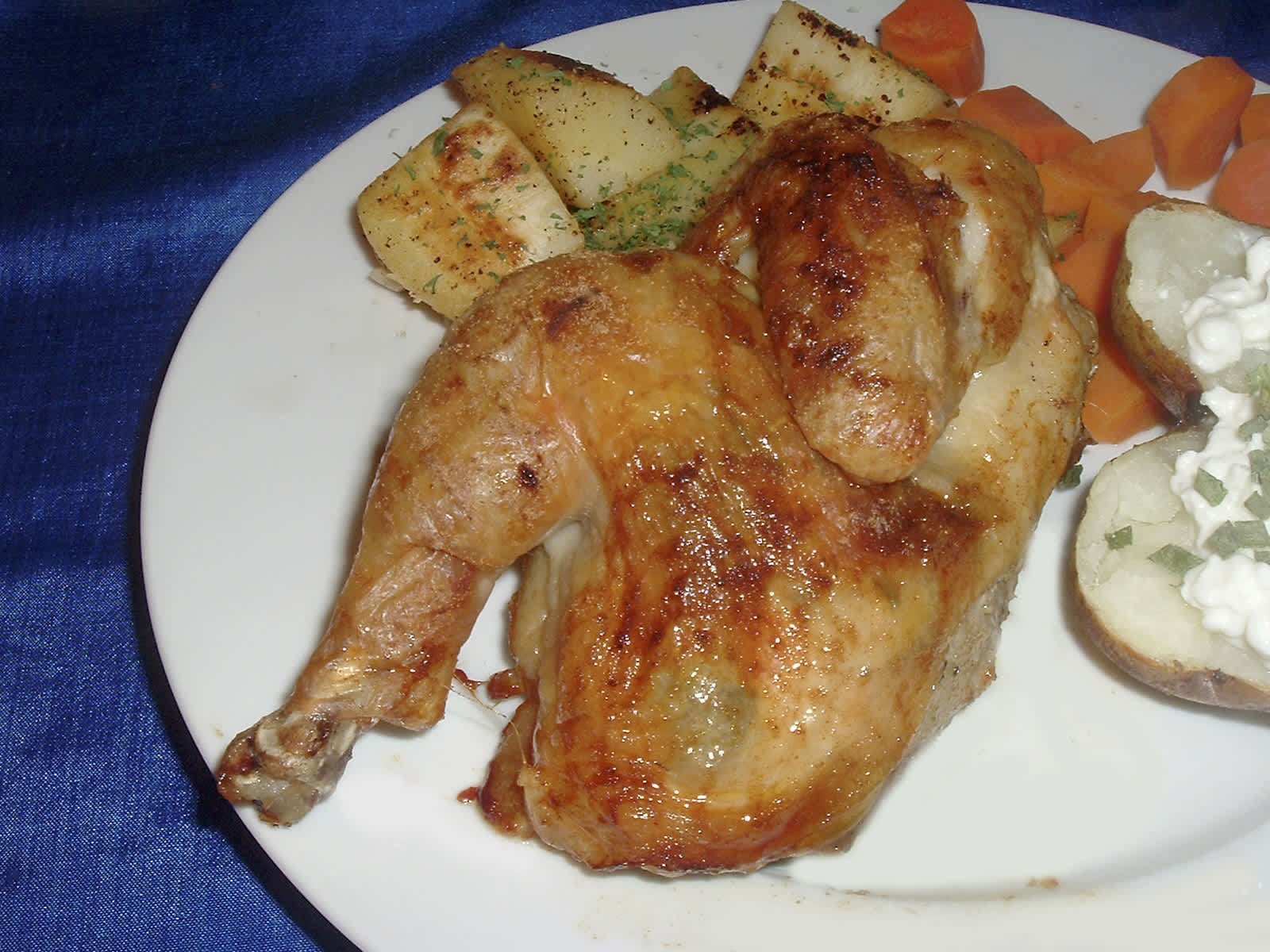 Cornish Game Hens With Sage and Garlic Recipe - Food.com