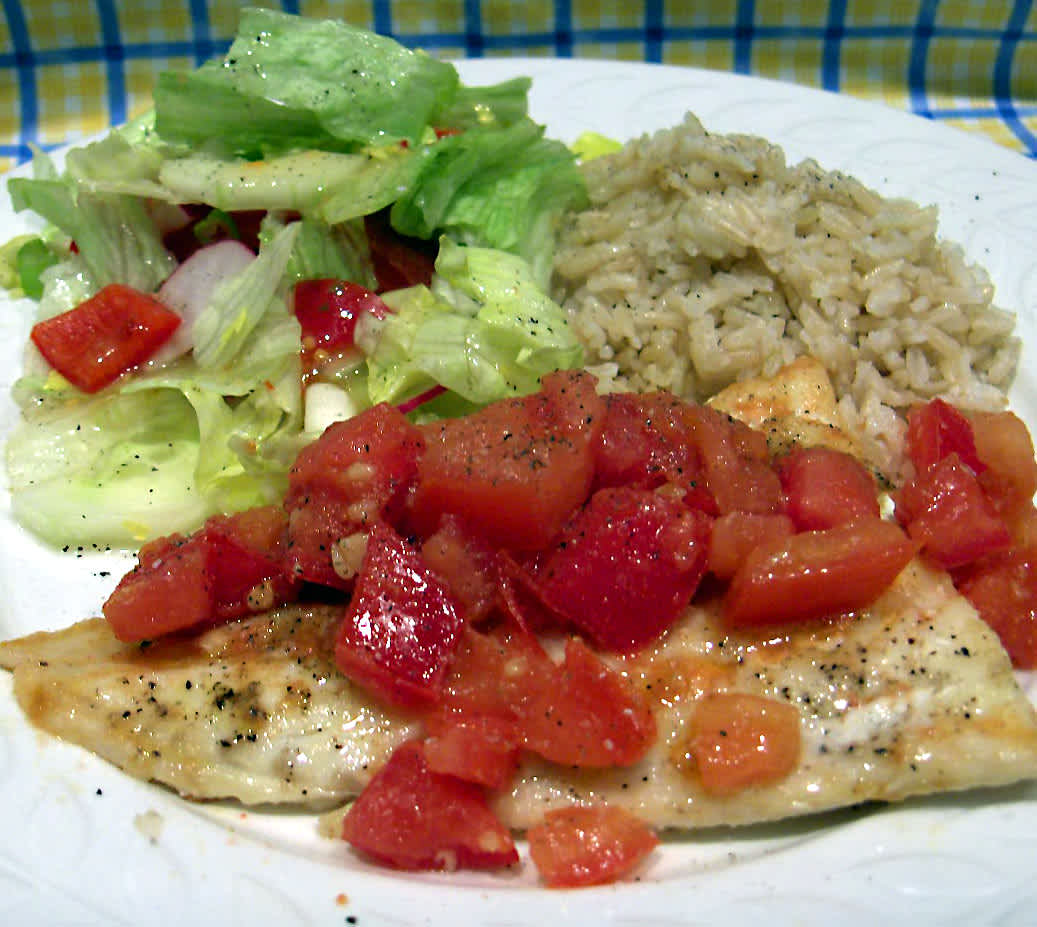 Grilled Cod With Moroccan-spiced Tomato Relish Recipe - Food.com